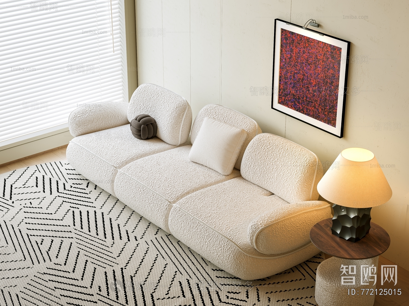 Modern Three-seat Sofa