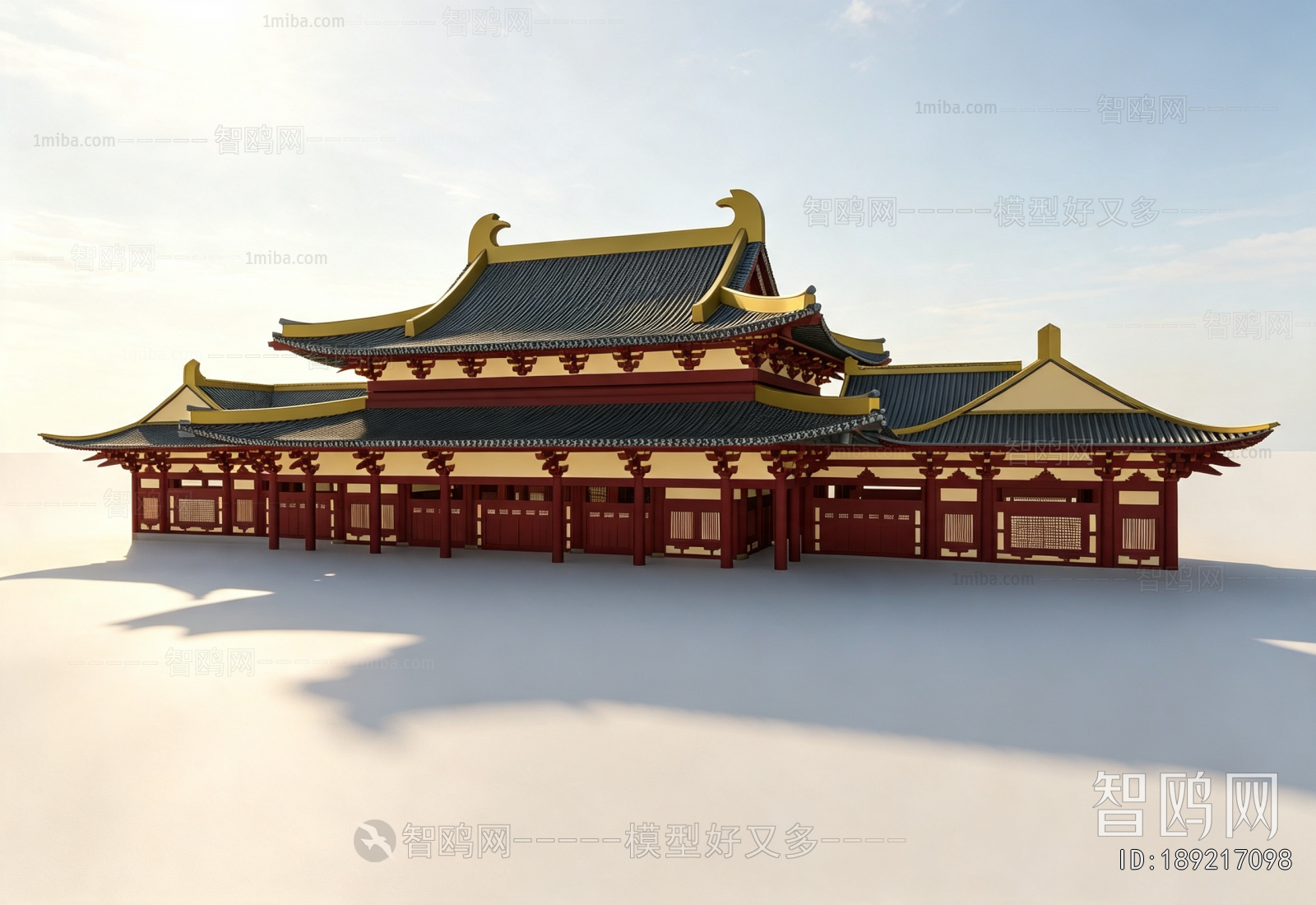 Chinese Style Ancient Architectural Buildings