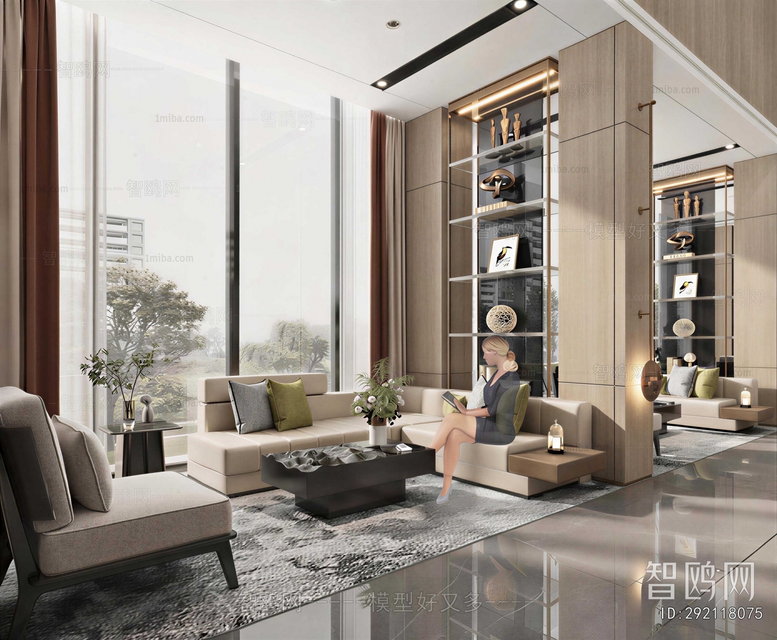 Modern Reception Area