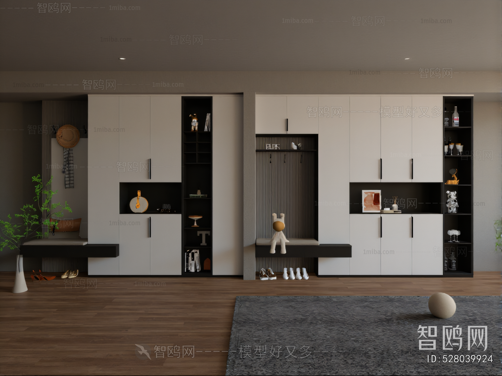 Modern Shoe Cabinet