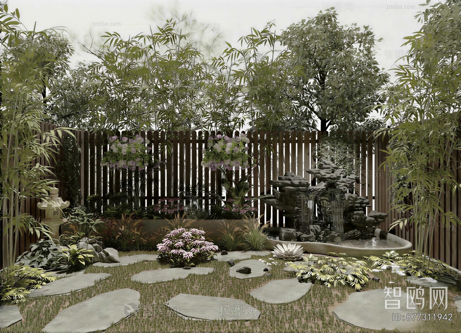 New Chinese Style Courtyard/landscape