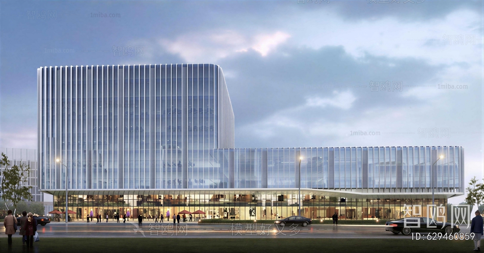 Modern Appearance Of Commercial Building
