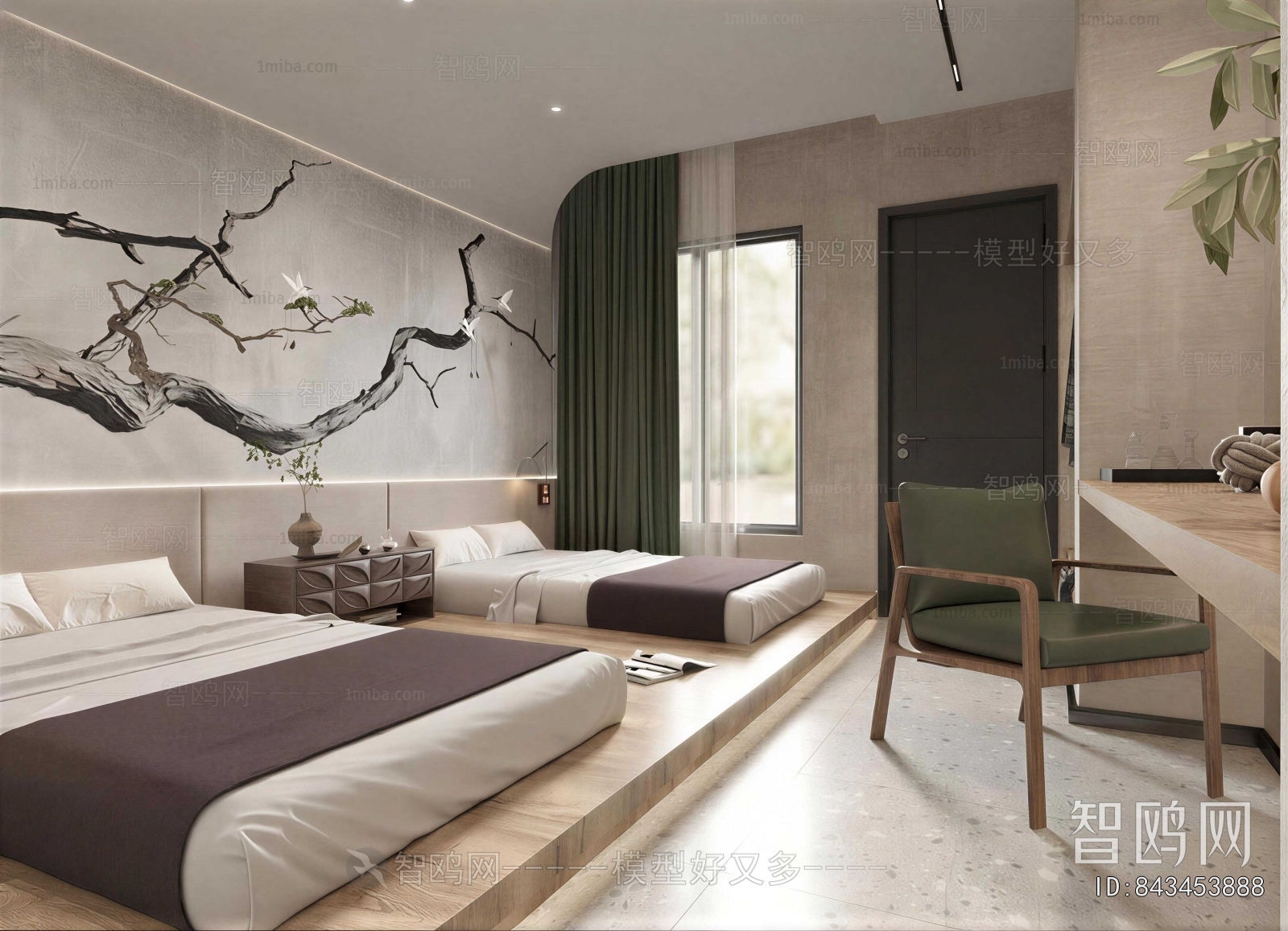 New Chinese Style Guest Room