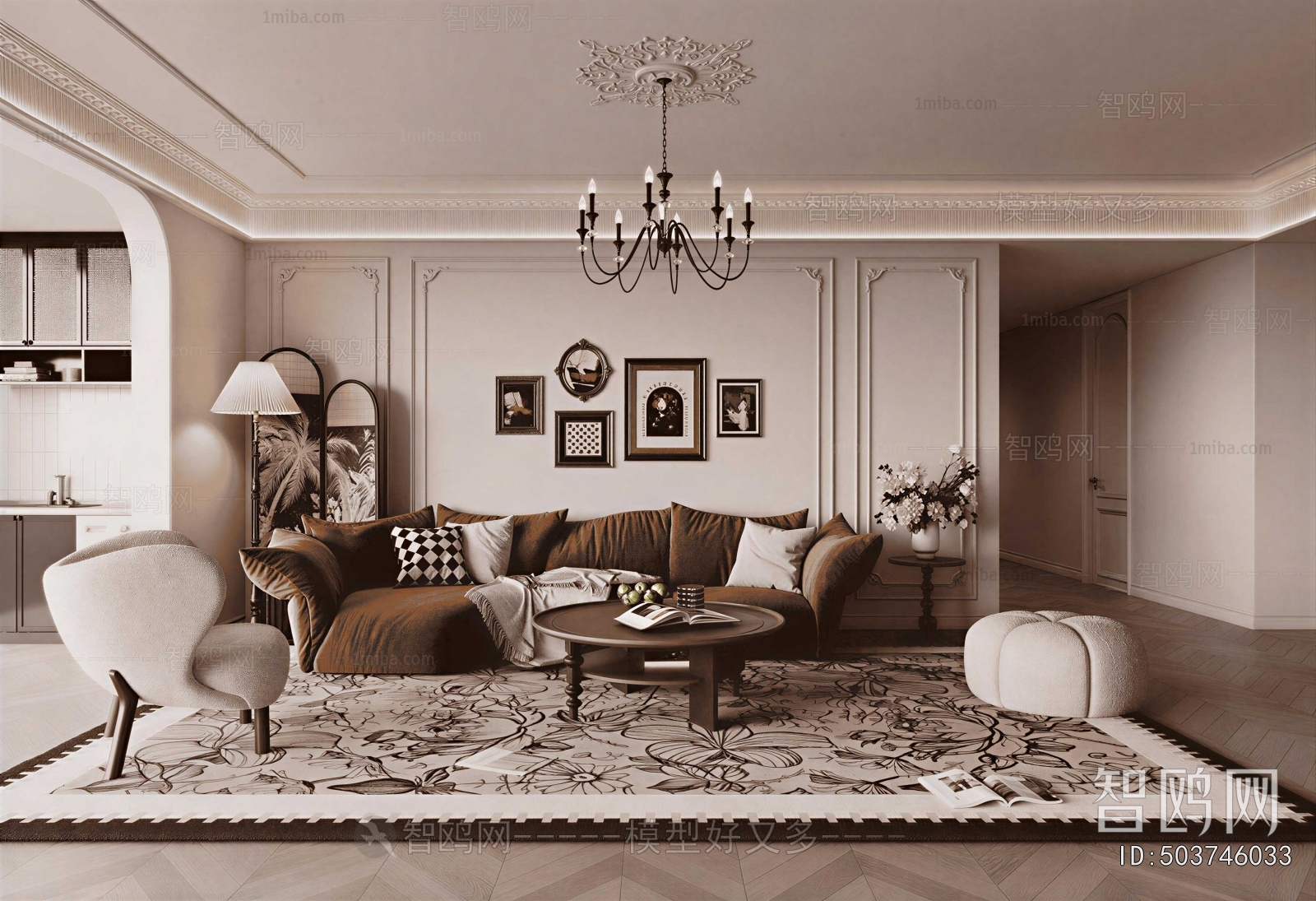 French Style A Living Room