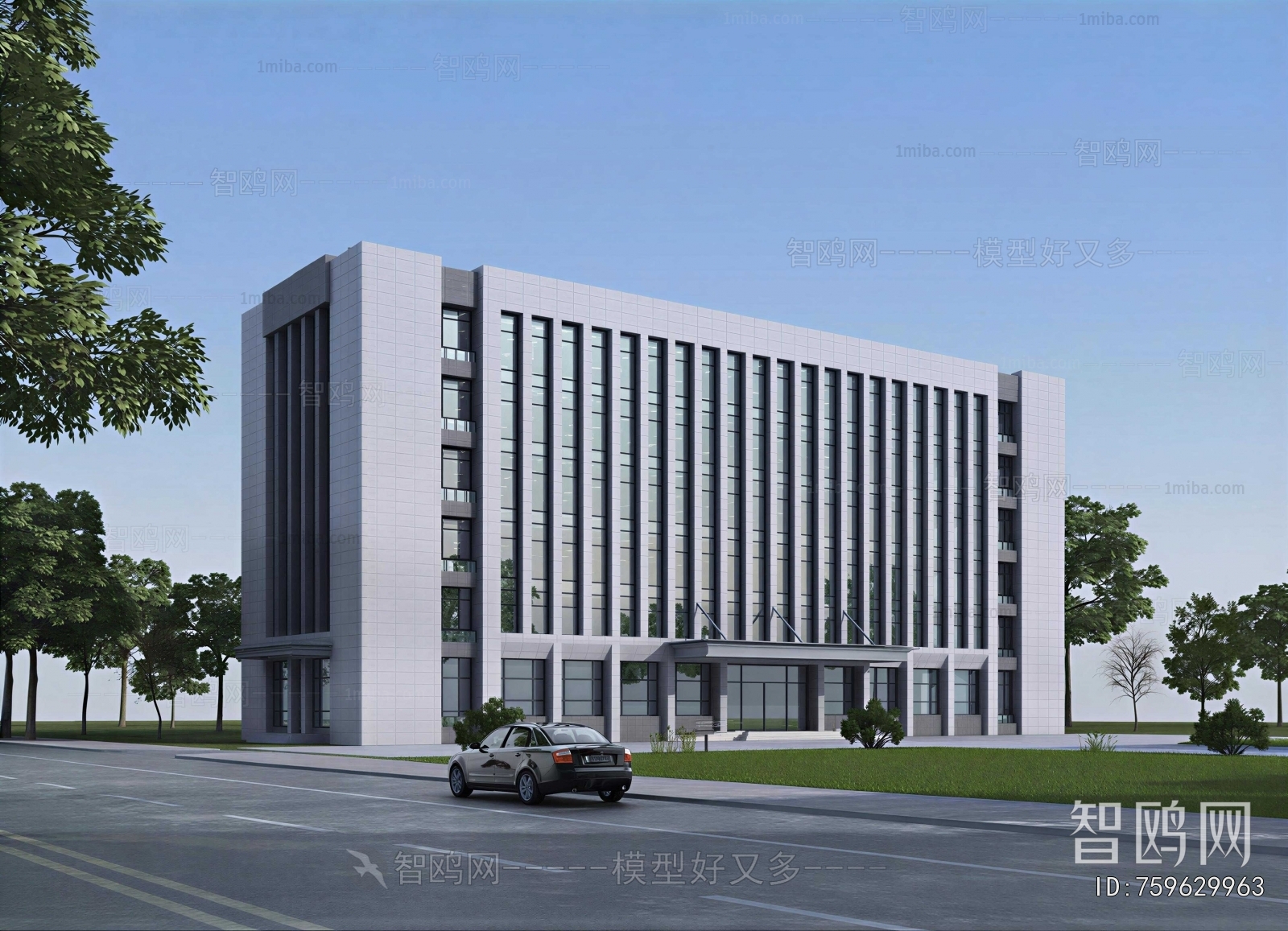 Modern Appearance Of Commercial Building