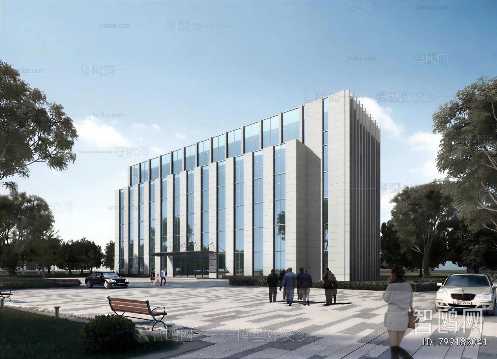 Modern Appearance Of Commercial Building