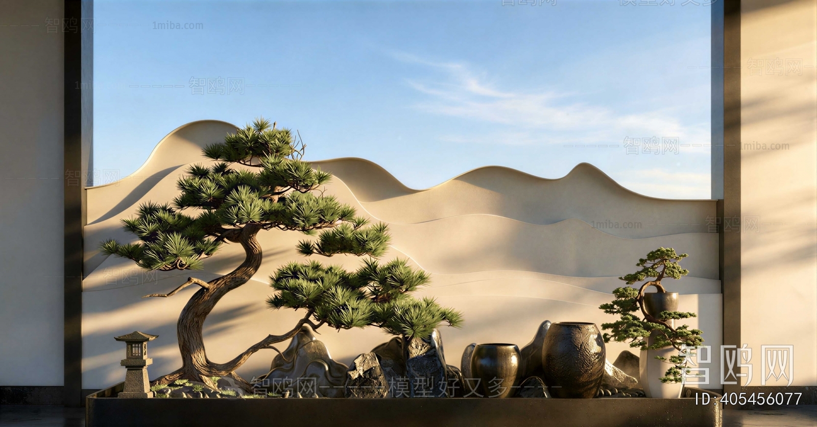 New Chinese Style Plant Landscaping