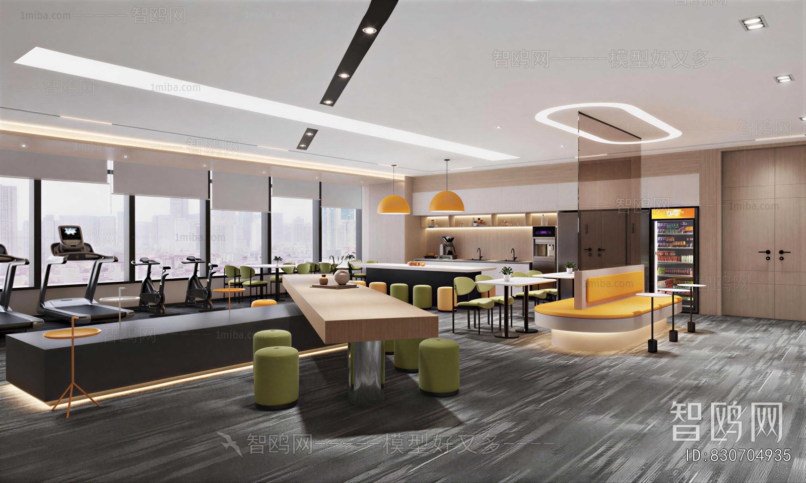 Modern Staff Recreation Room