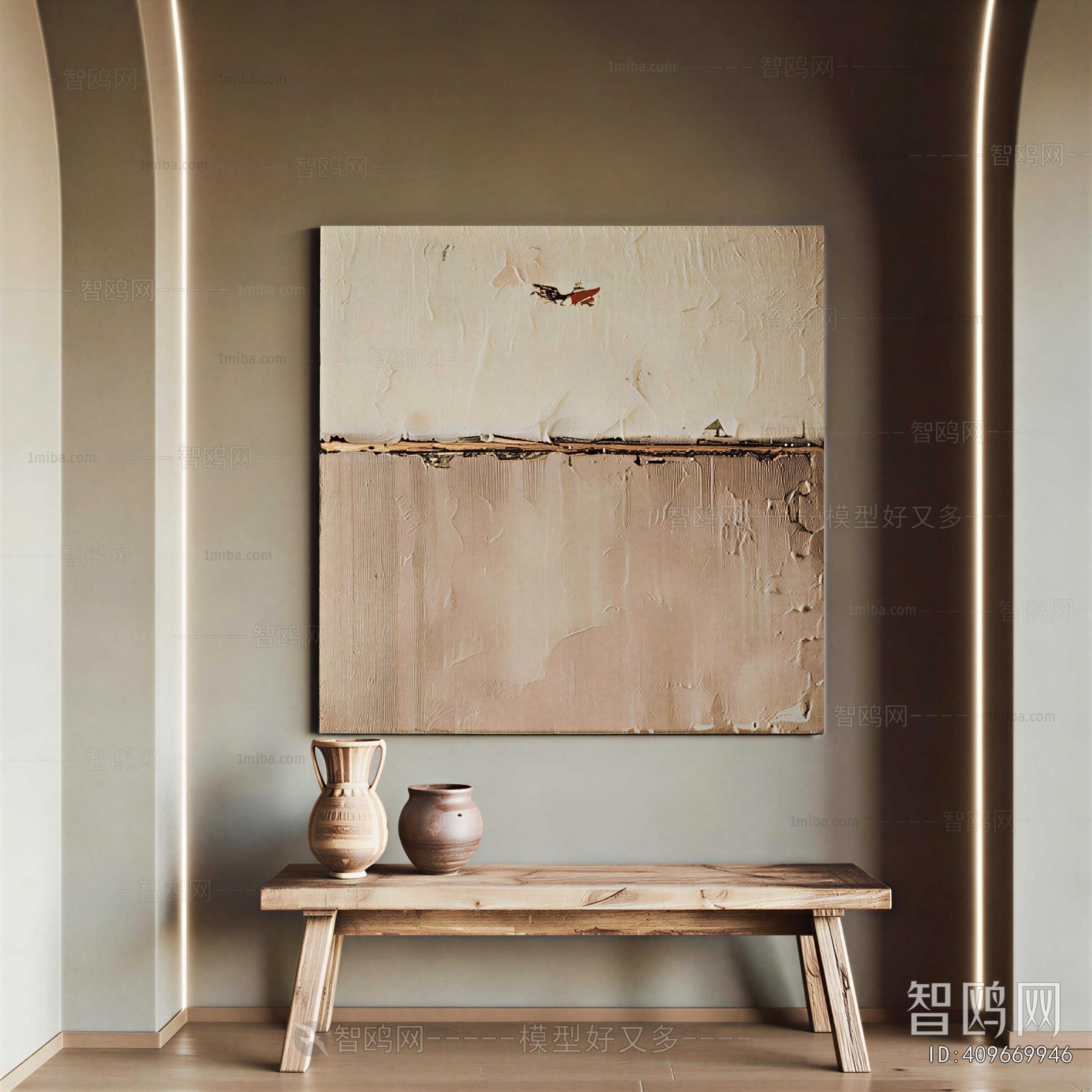 Wabi-sabi Style Painting