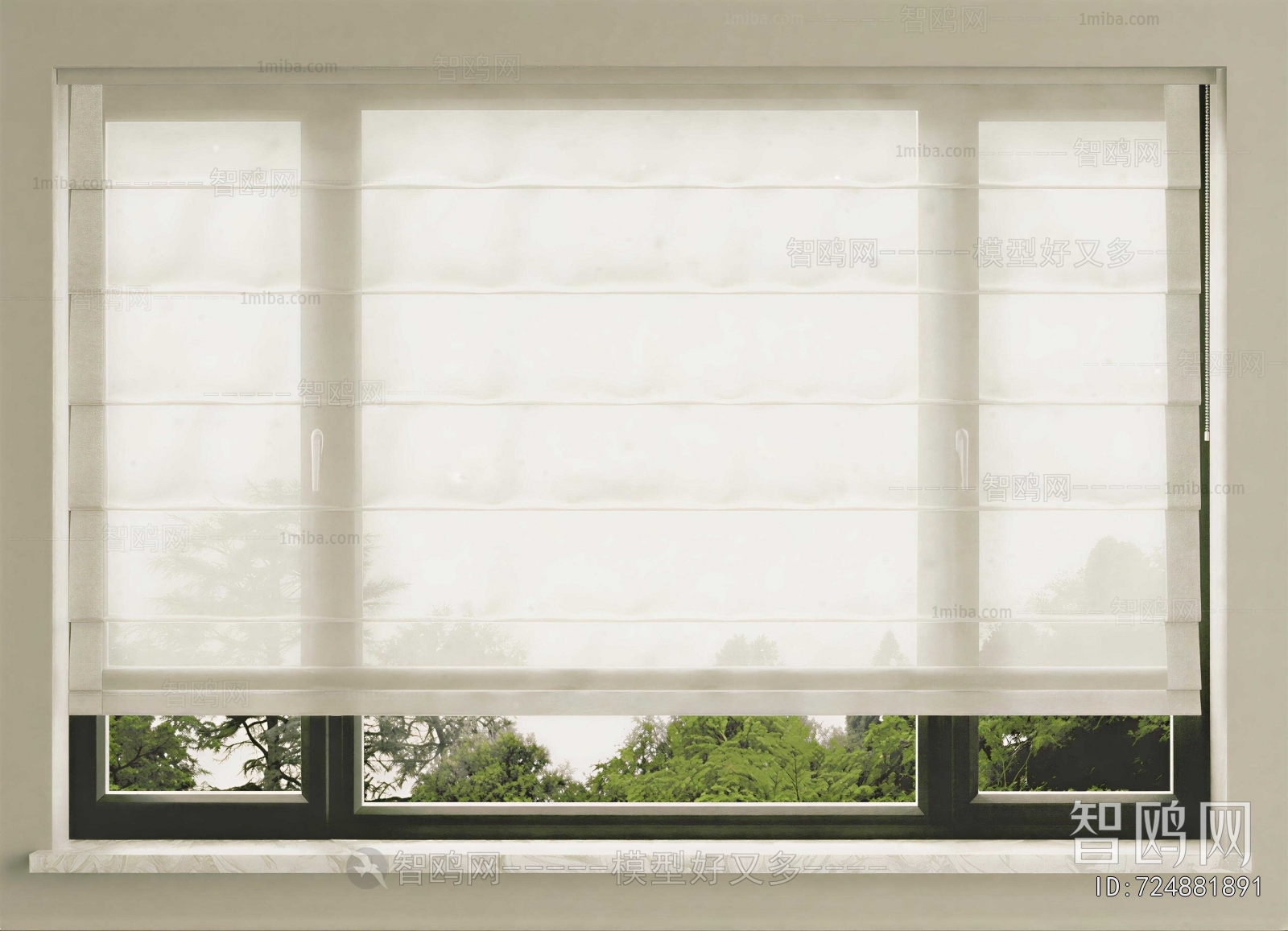 Modern Roman Curtain