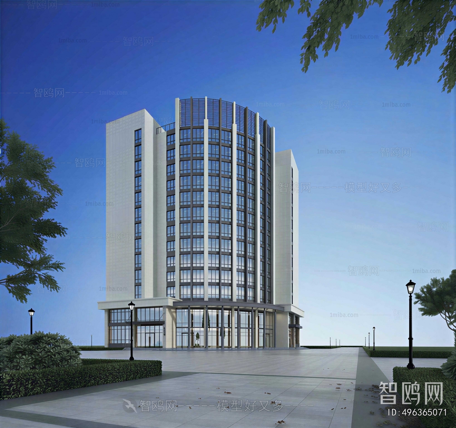 Modern Appearance Of Commercial Building