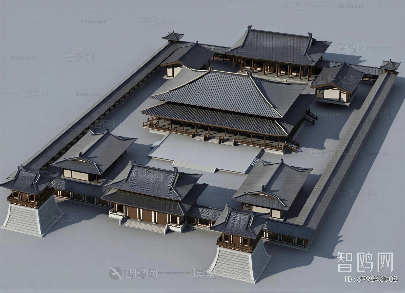 Chinese Style Architectural Bird's-eye View Planning