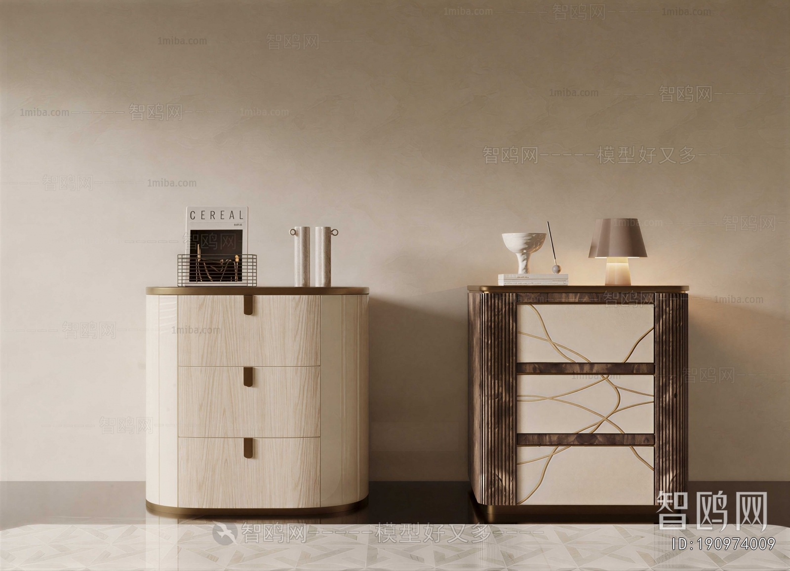Modern Bedside Cupboard