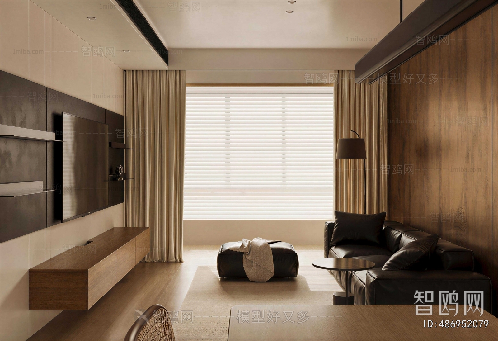 Wabi-sabi Style A Living Room