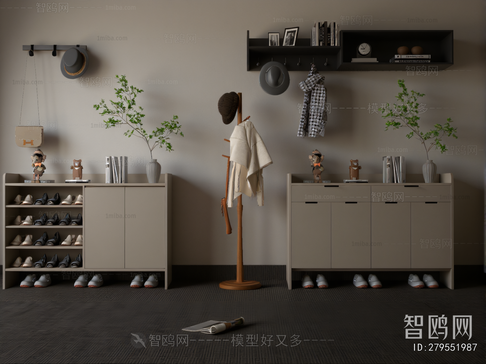 Modern Shoe Cabinet