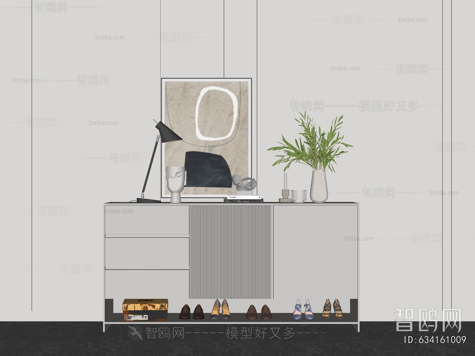 Modern Shoe Cabinet