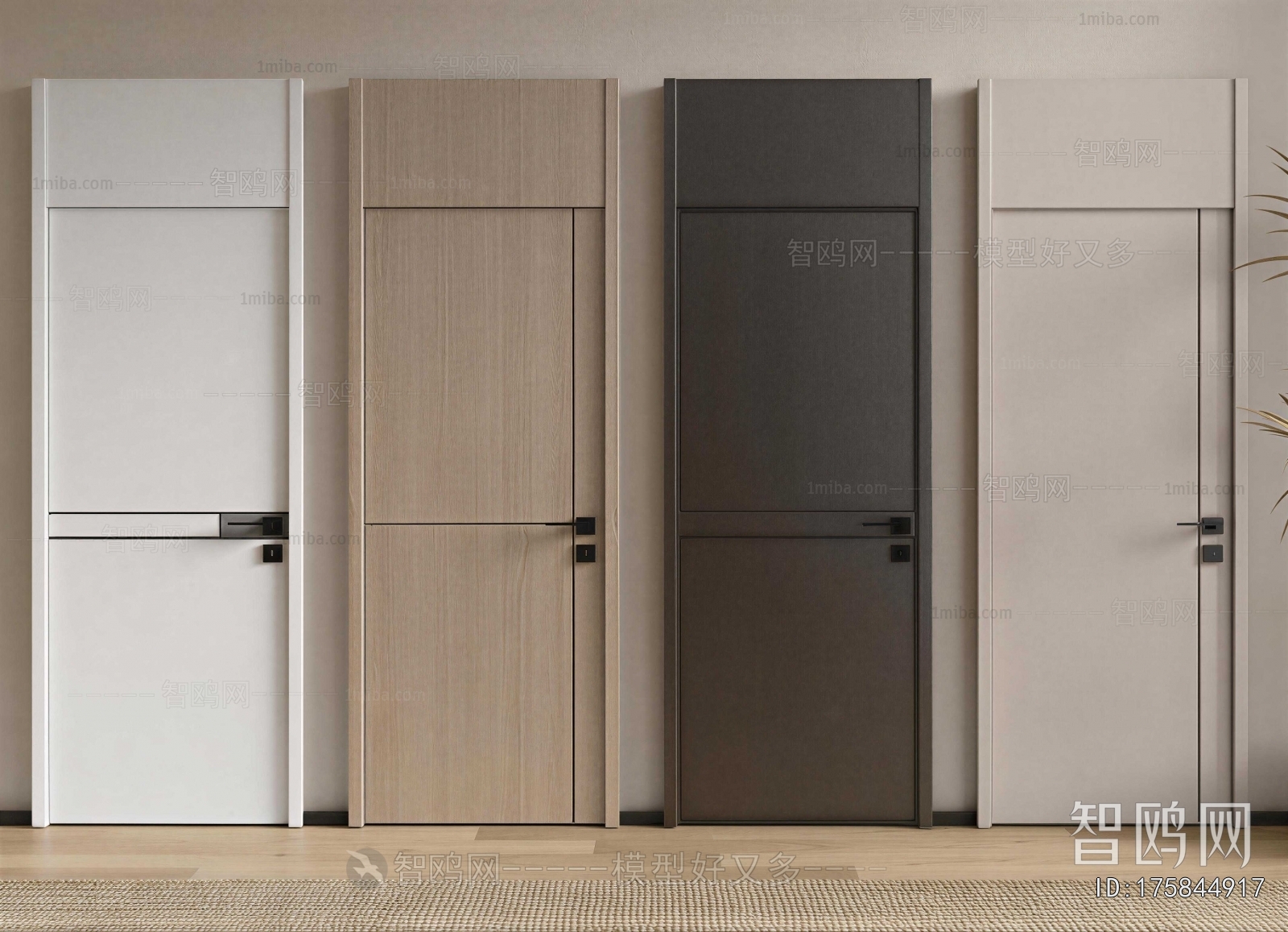 Modern Single Door