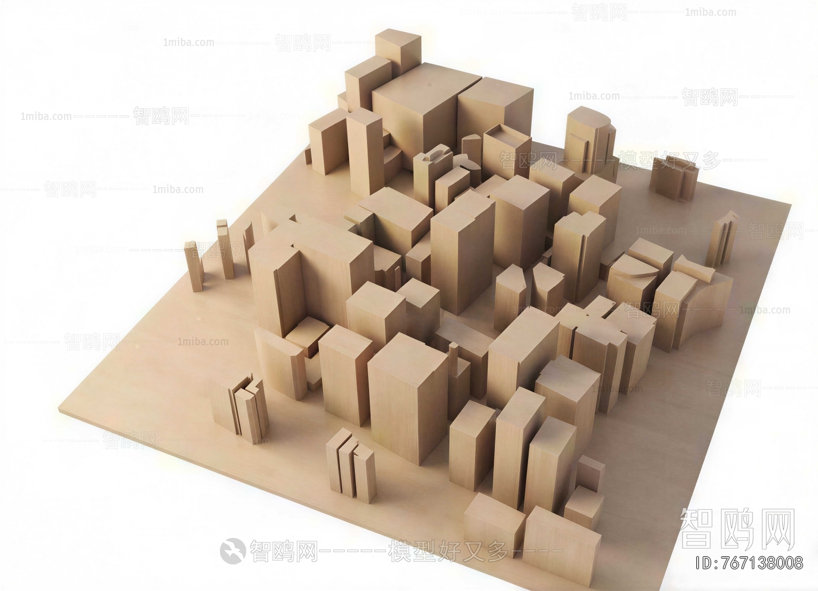 Modern Architectural Bird's-eye View Planning