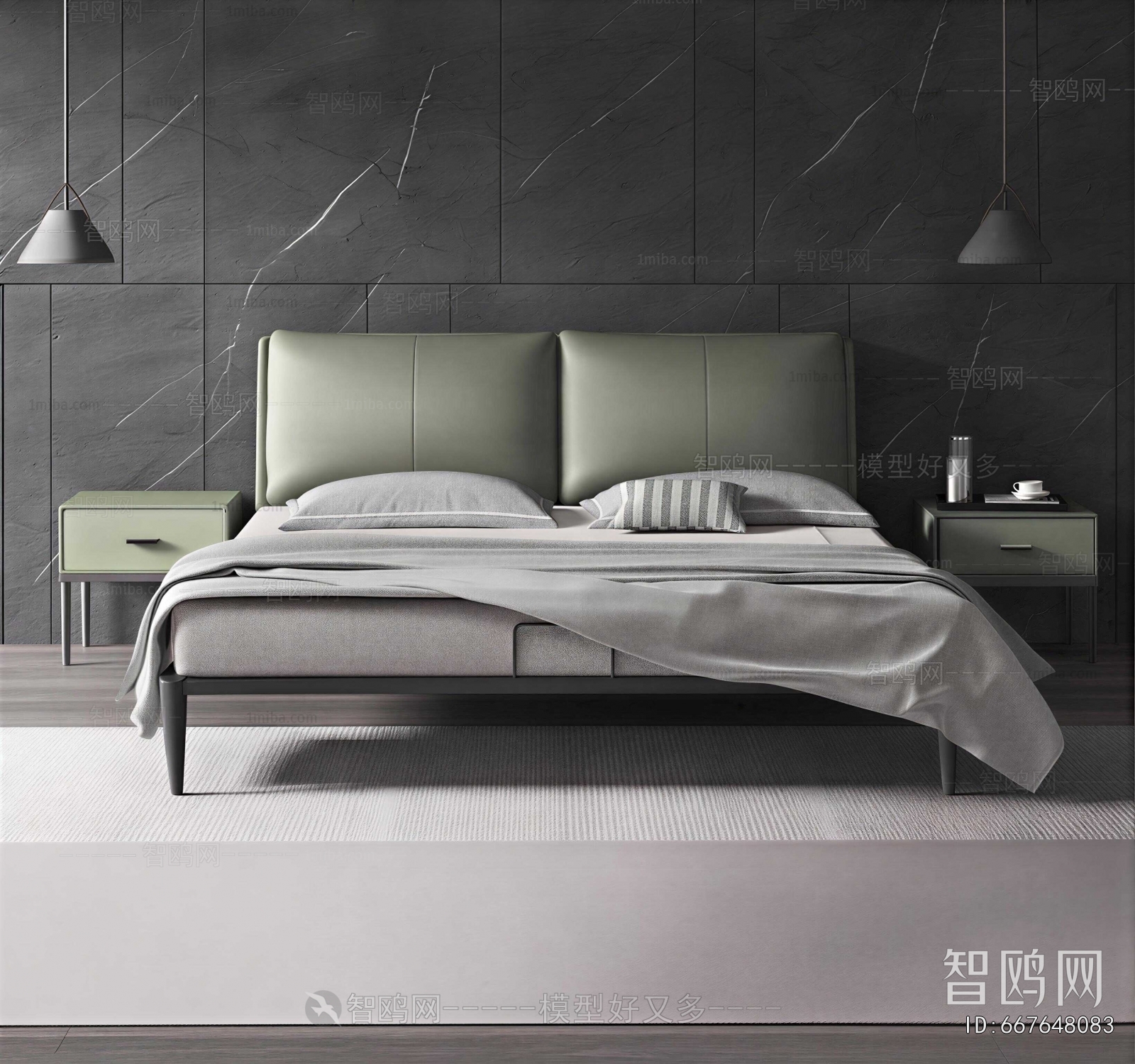Modern Double Bed