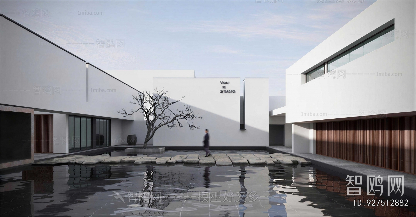 New Chinese Style Courtyard/landscape