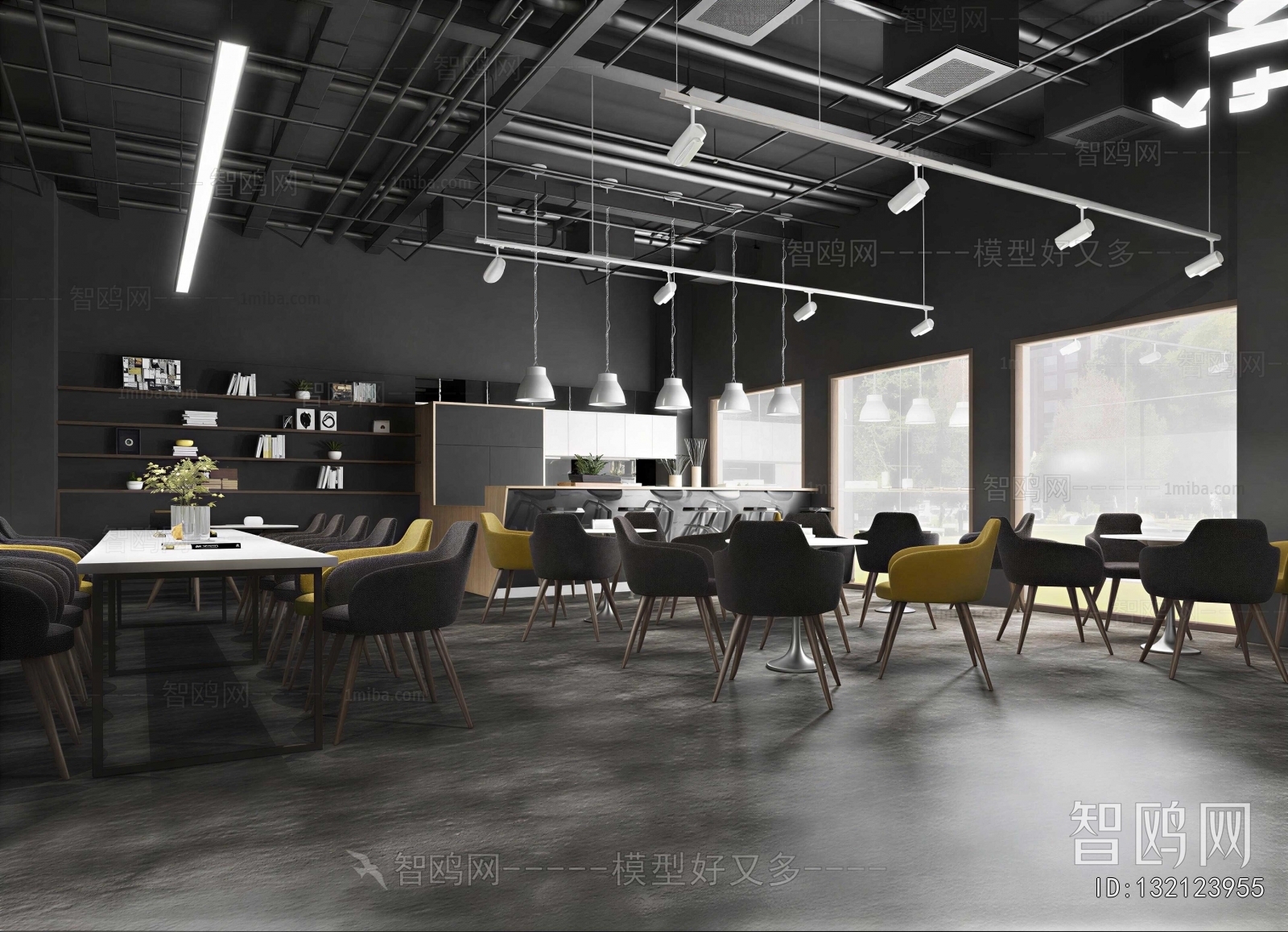 Industrial Style Office Tea Room