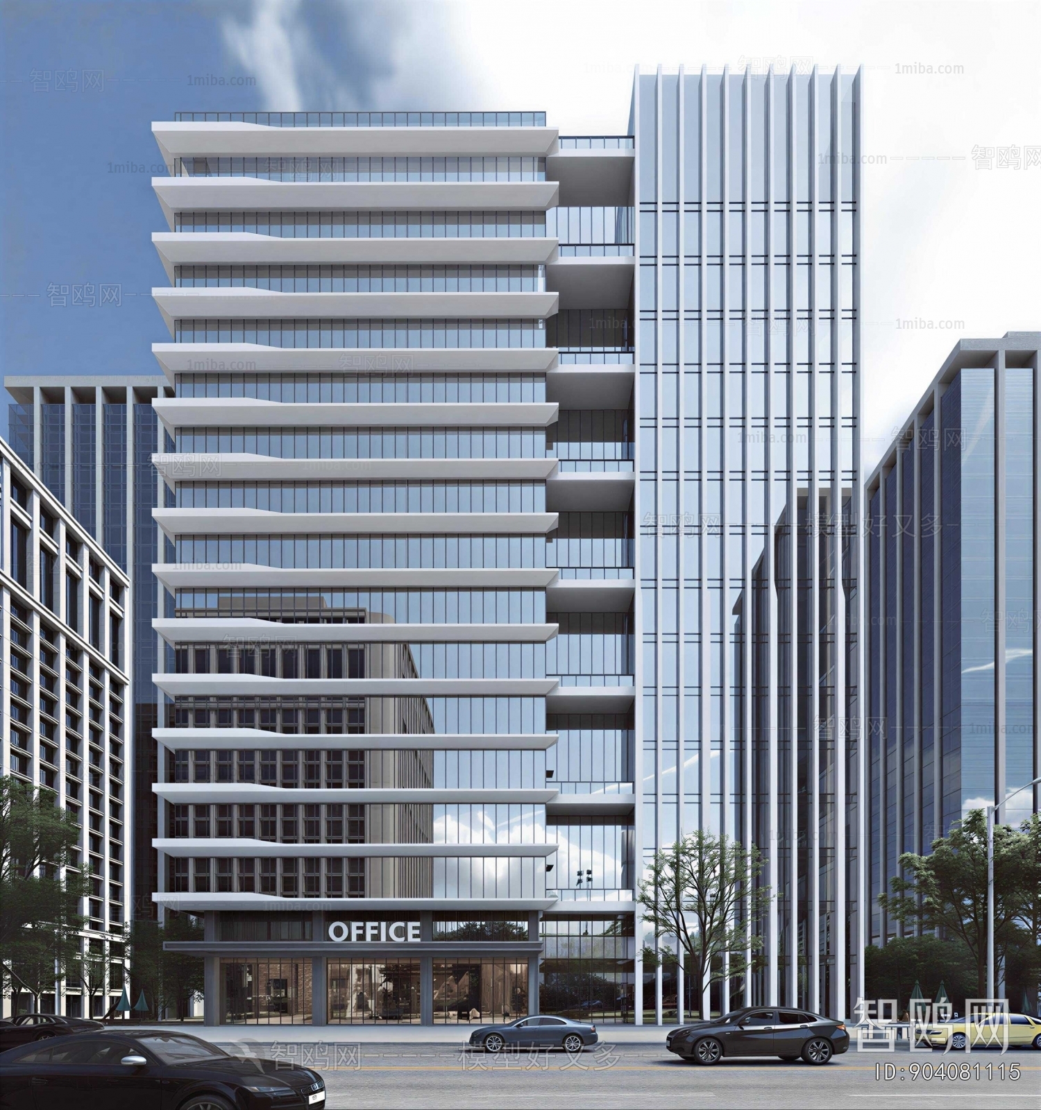 Modern Appearance Of Commercial Building