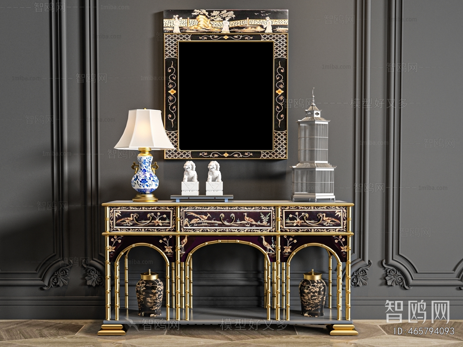New Chinese Style Console