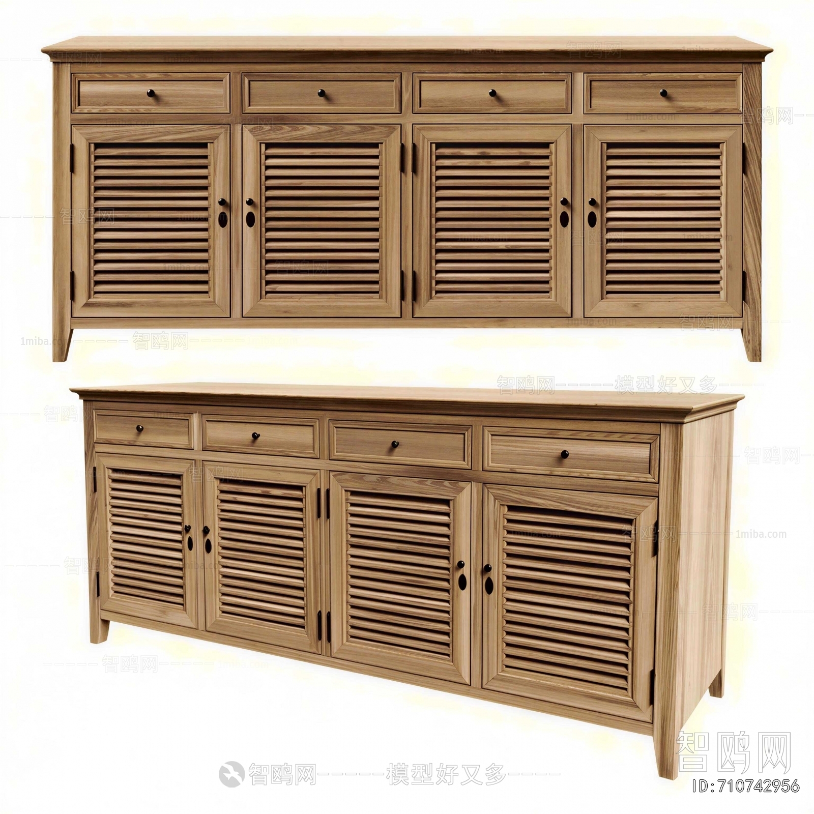 American Style Country Style Sideboard