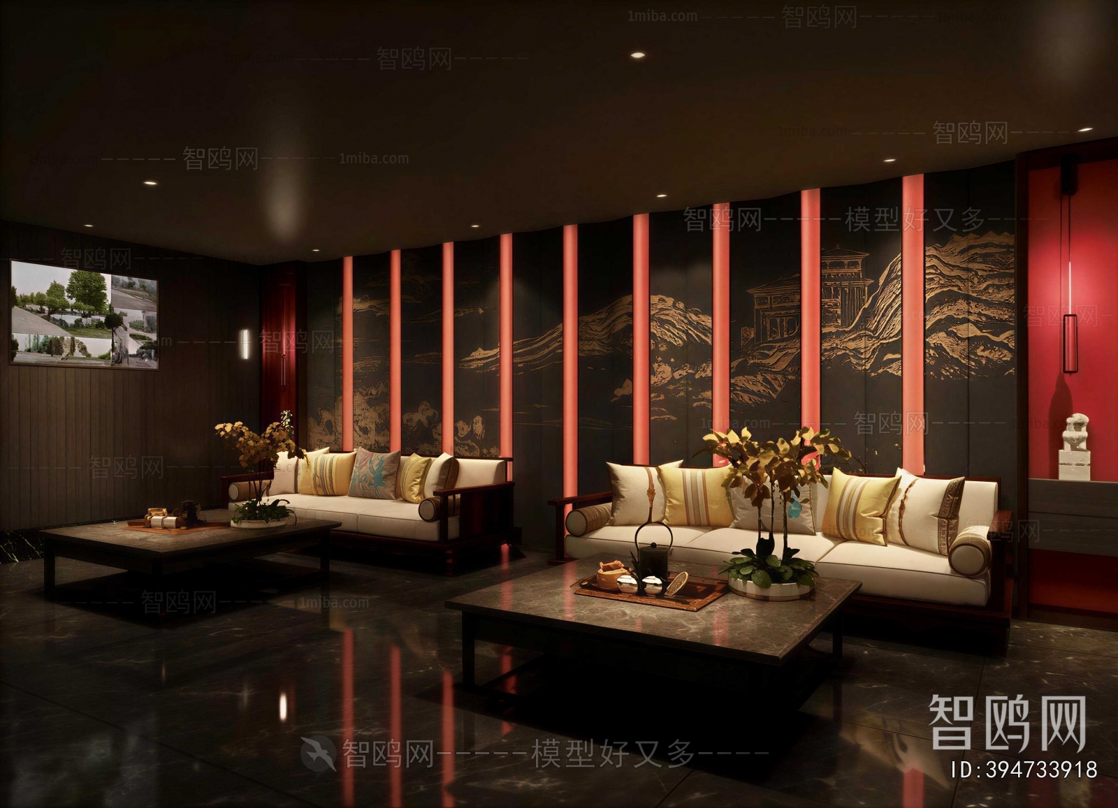 New Chinese Style Club Space