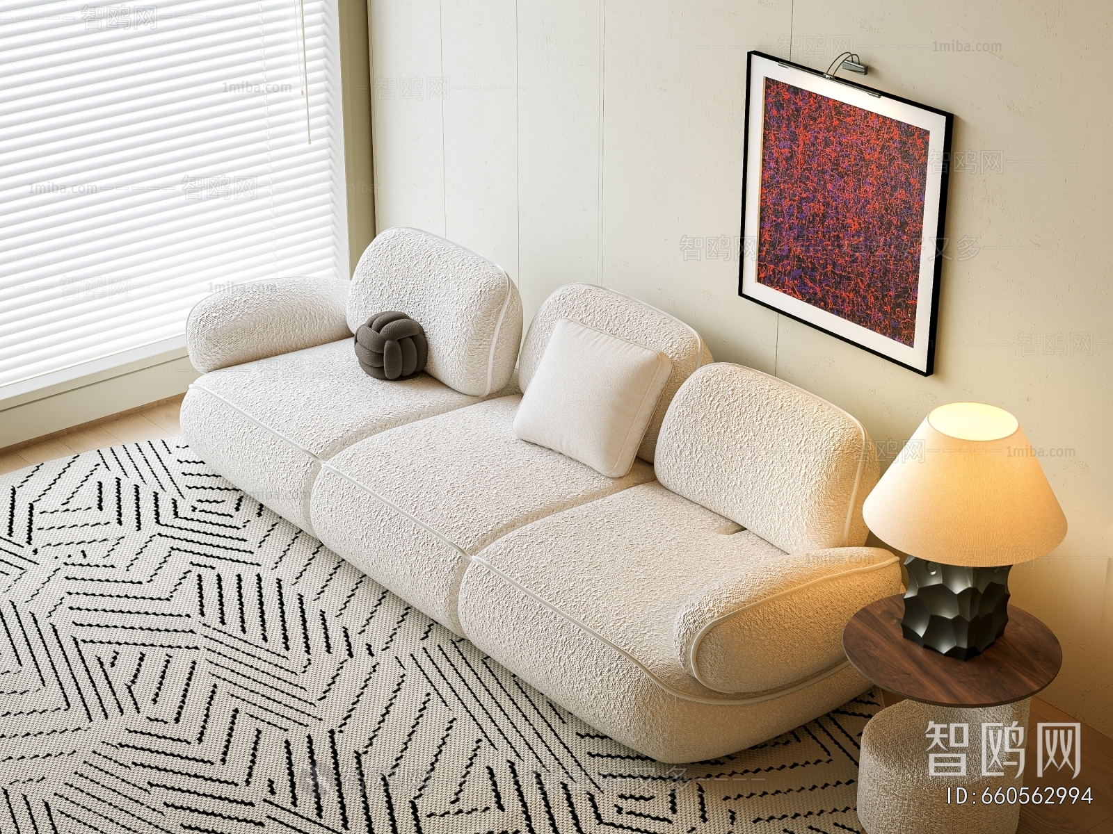 Modern Three-seat Sofa