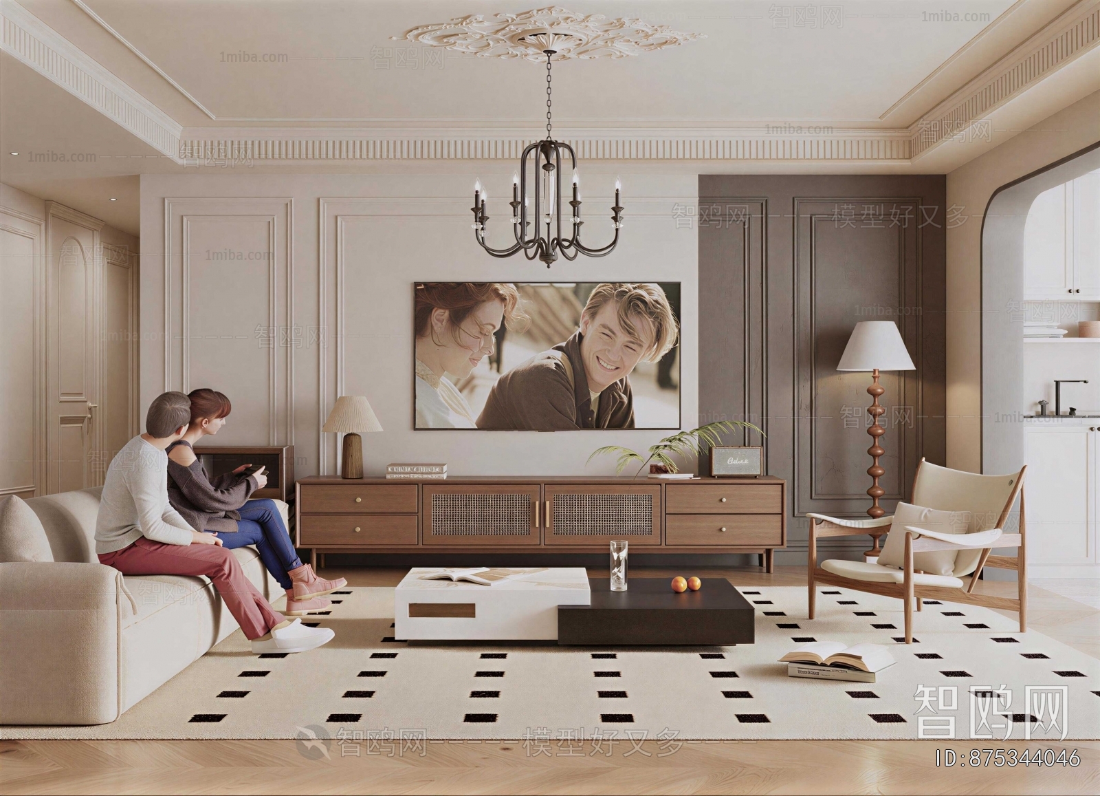 French Style A Living Room