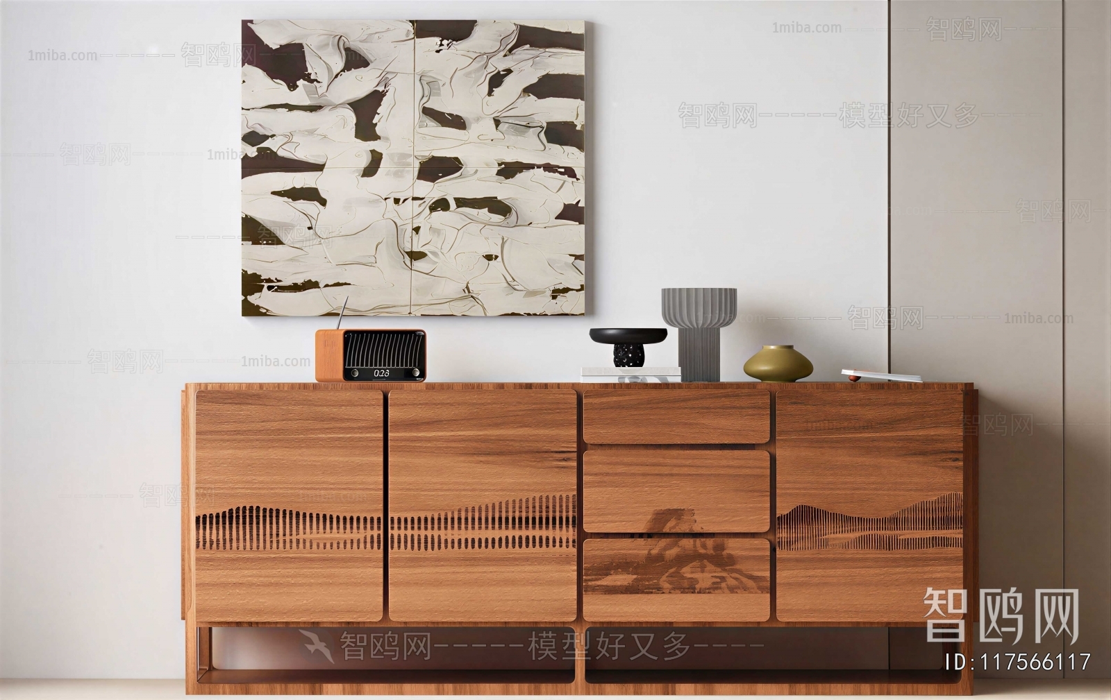 New Chinese Style TV Cabinet