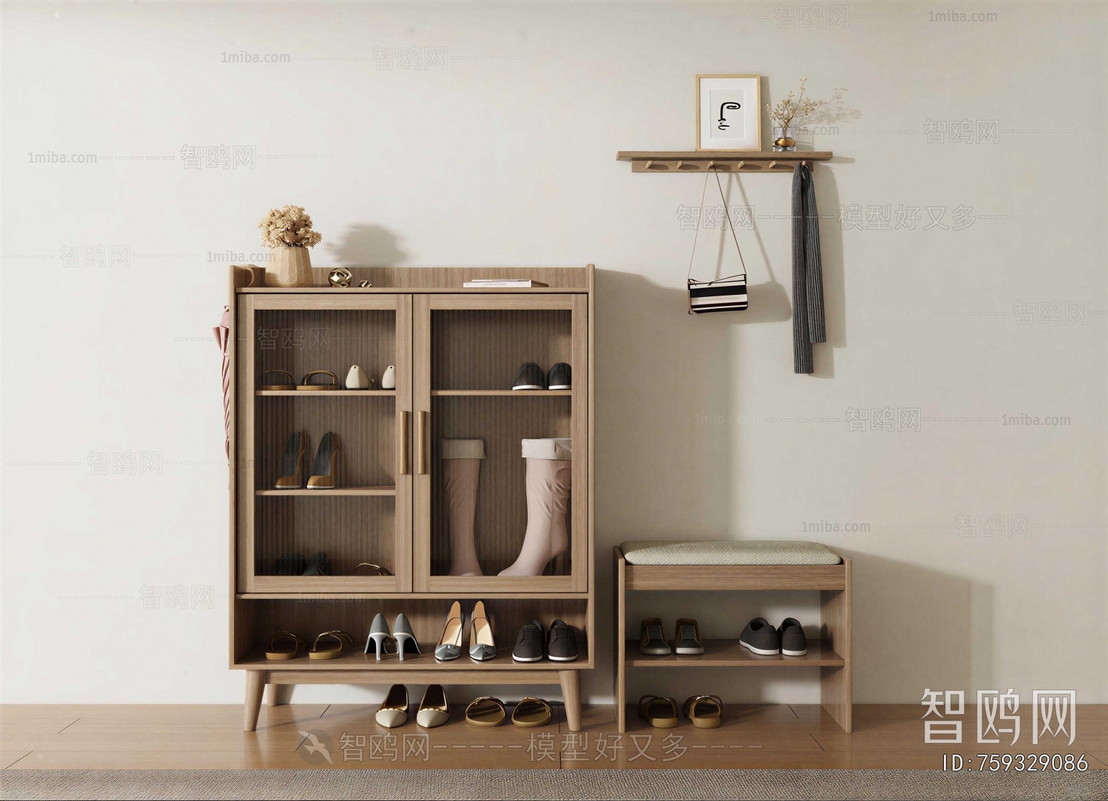 Modern Shoe Cabinet