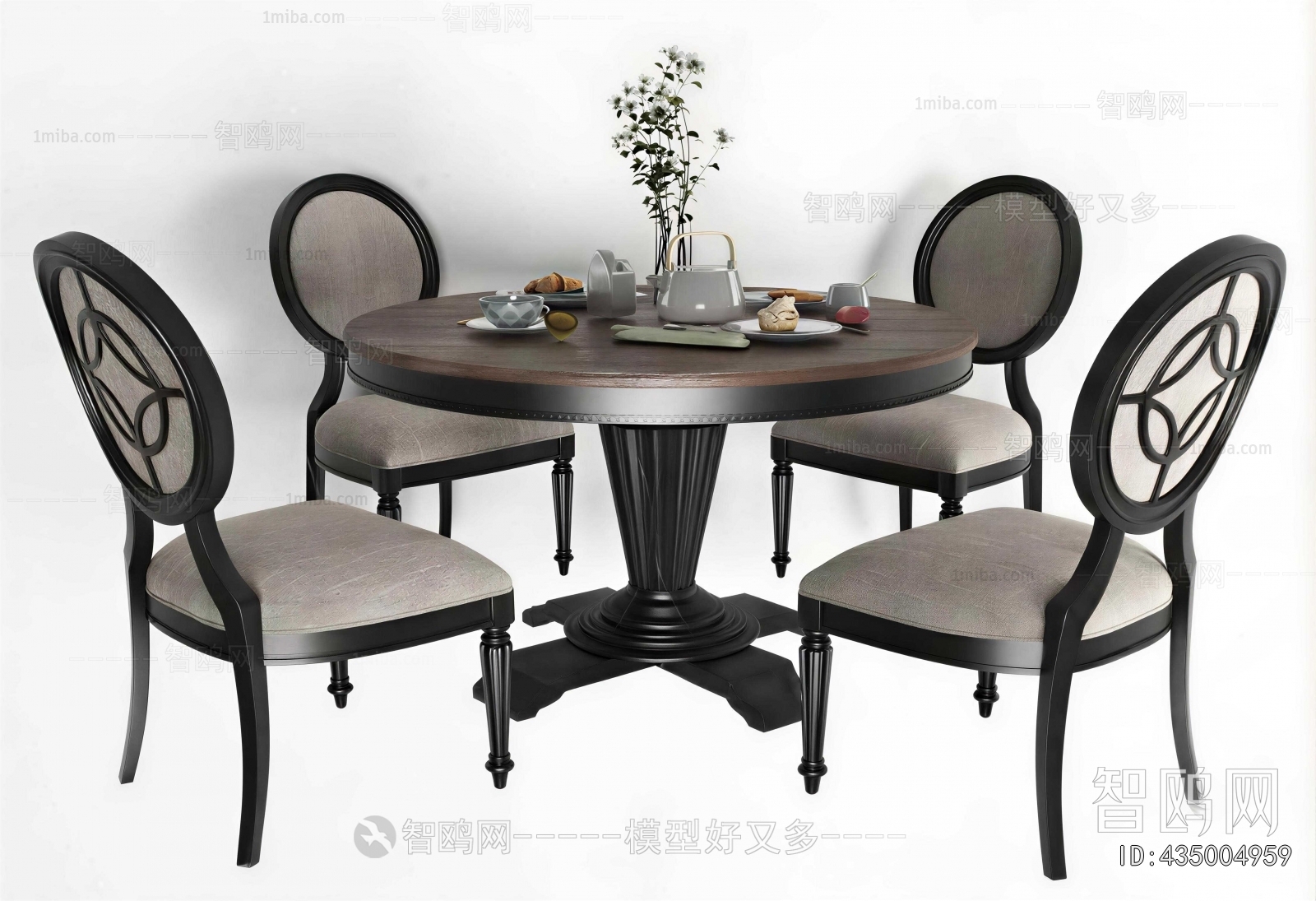 American Style Dining Table And Chairs
