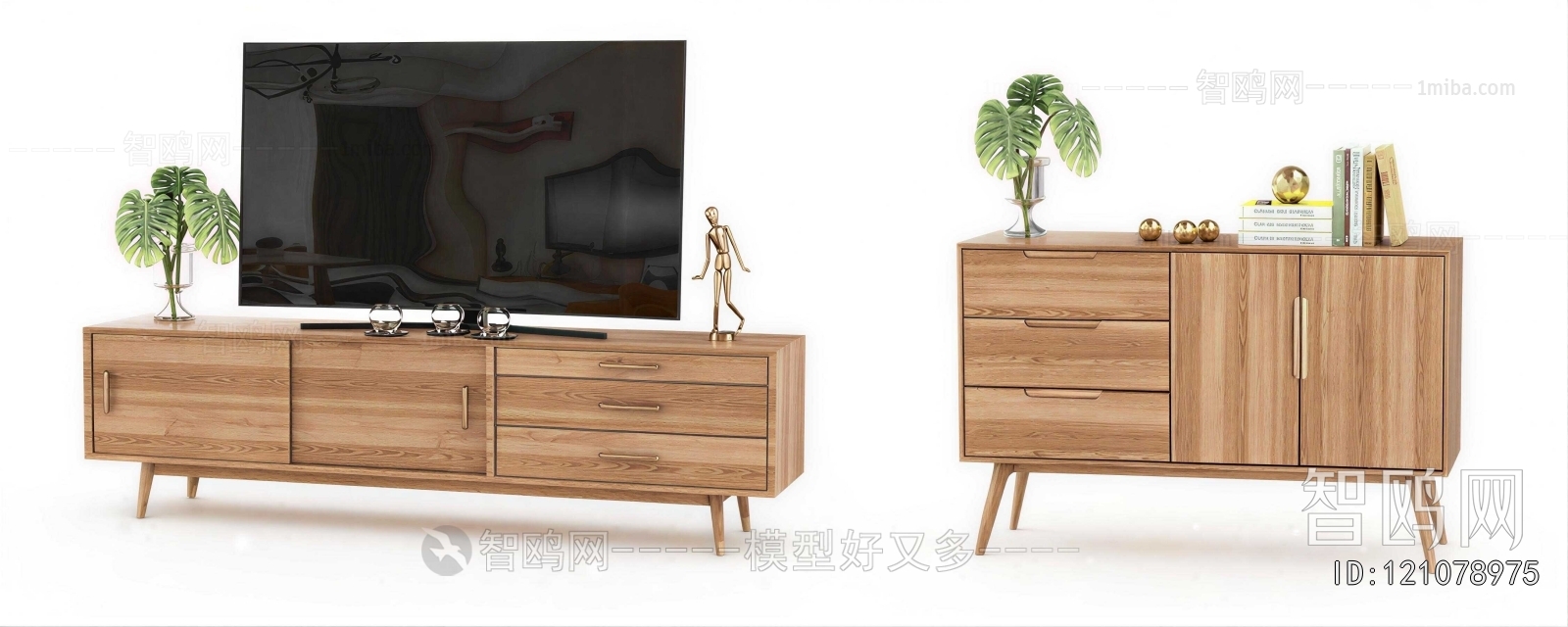 Nordic Style TV Cabinet