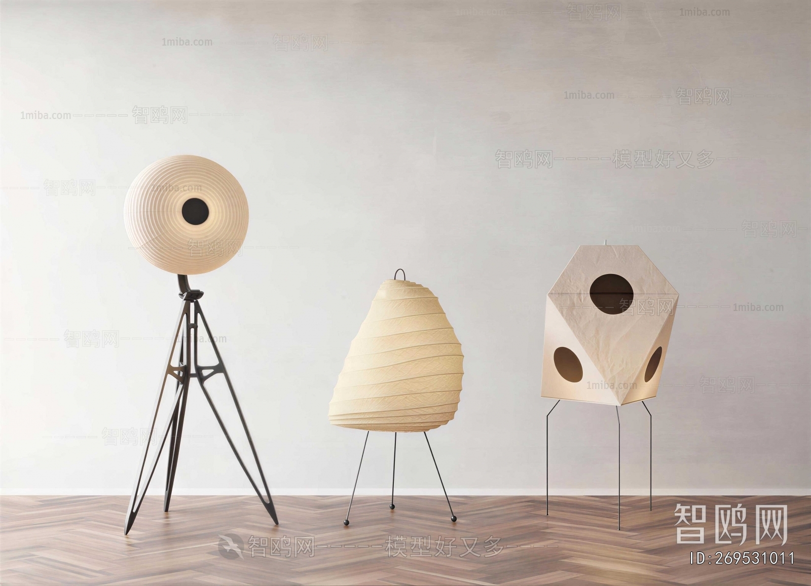 Wabi-sabi Style Floor Lamp
