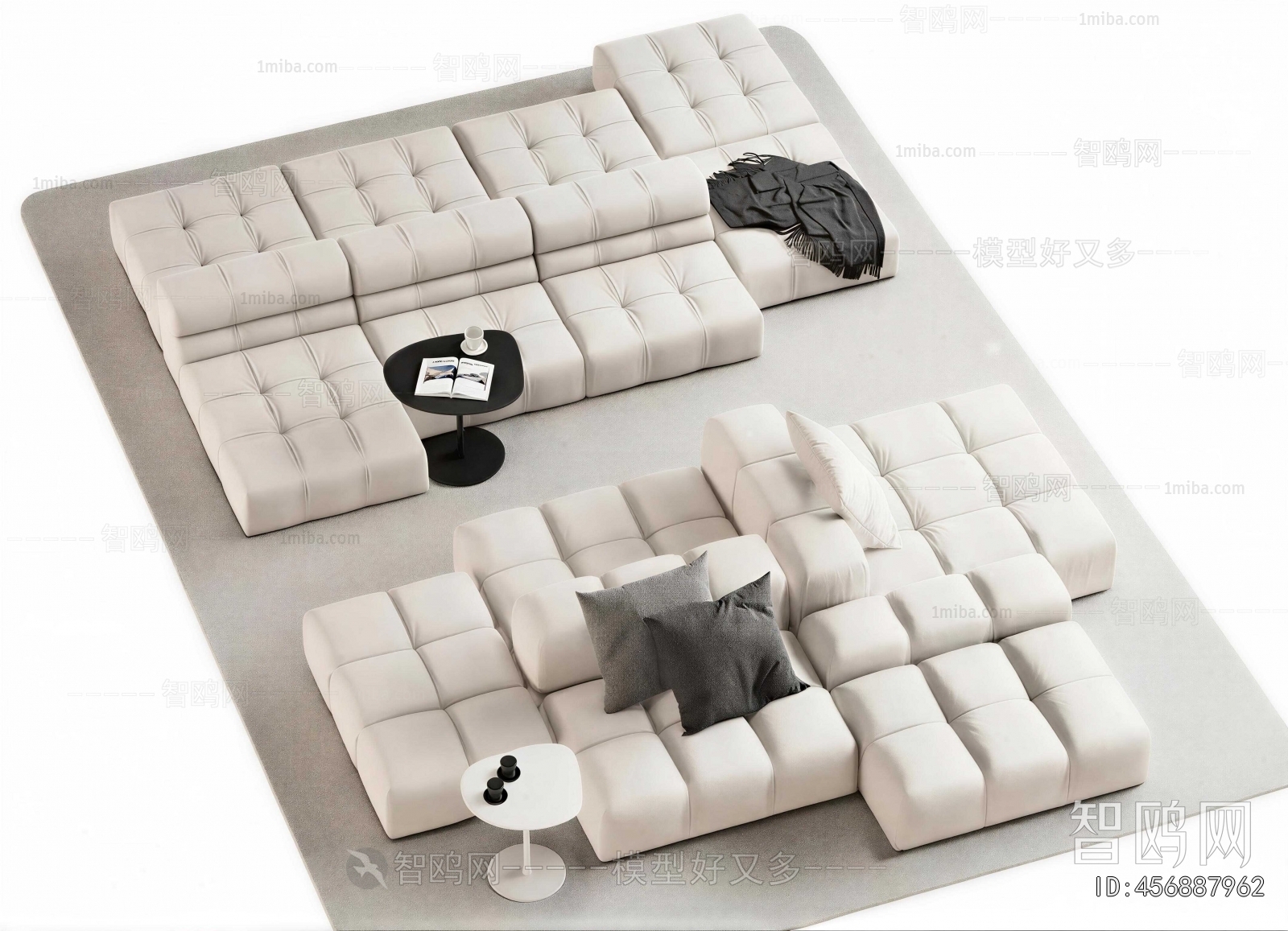 Modern Multi Person Sofa