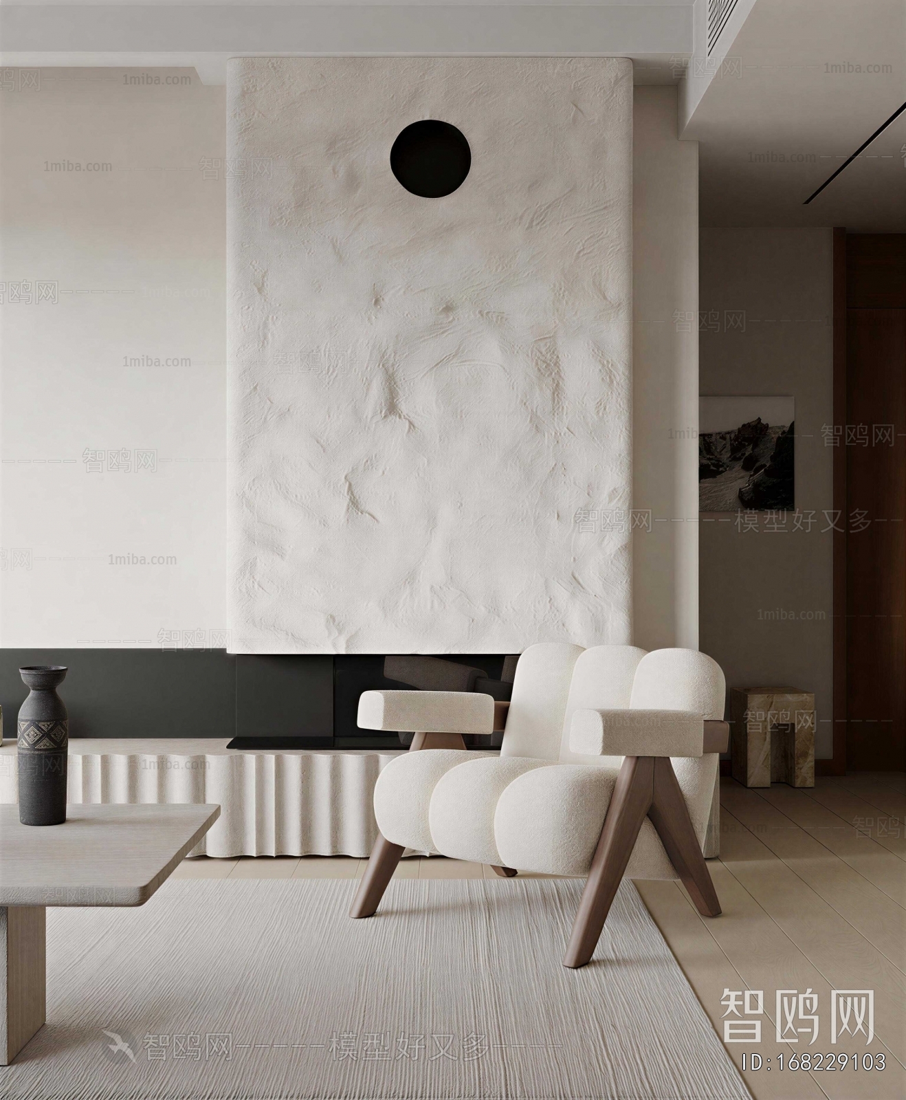 Wabi-sabi Style A Living Room
