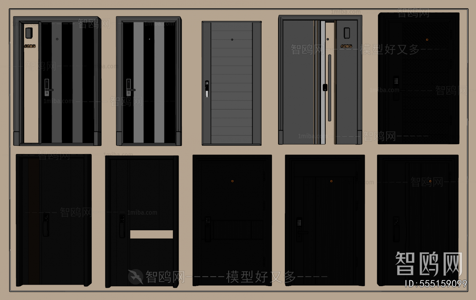 Modern Entrance Door