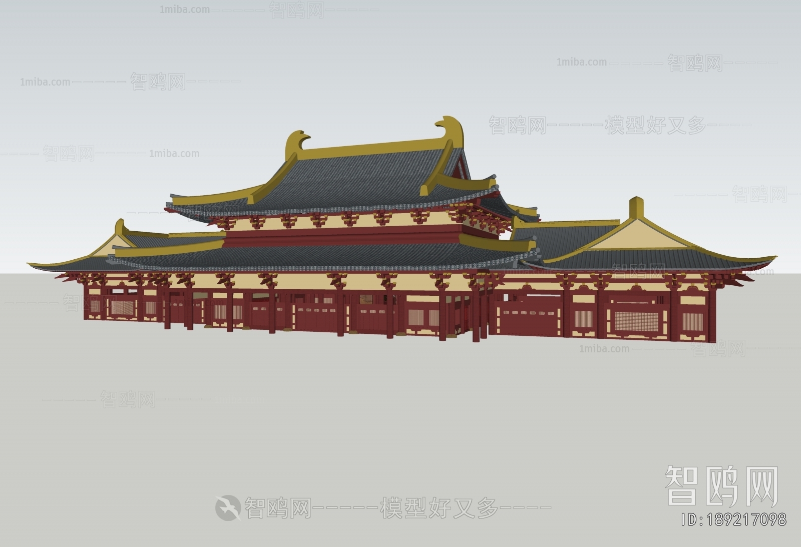 Chinese Style Ancient Architectural Buildings