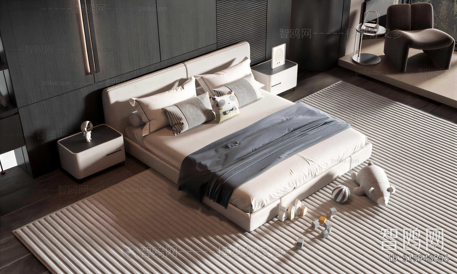 Modern Double Bed