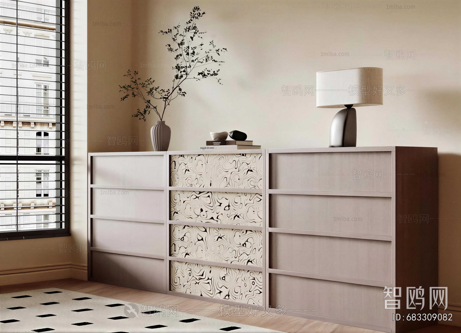 Modern Entrance Cabinet