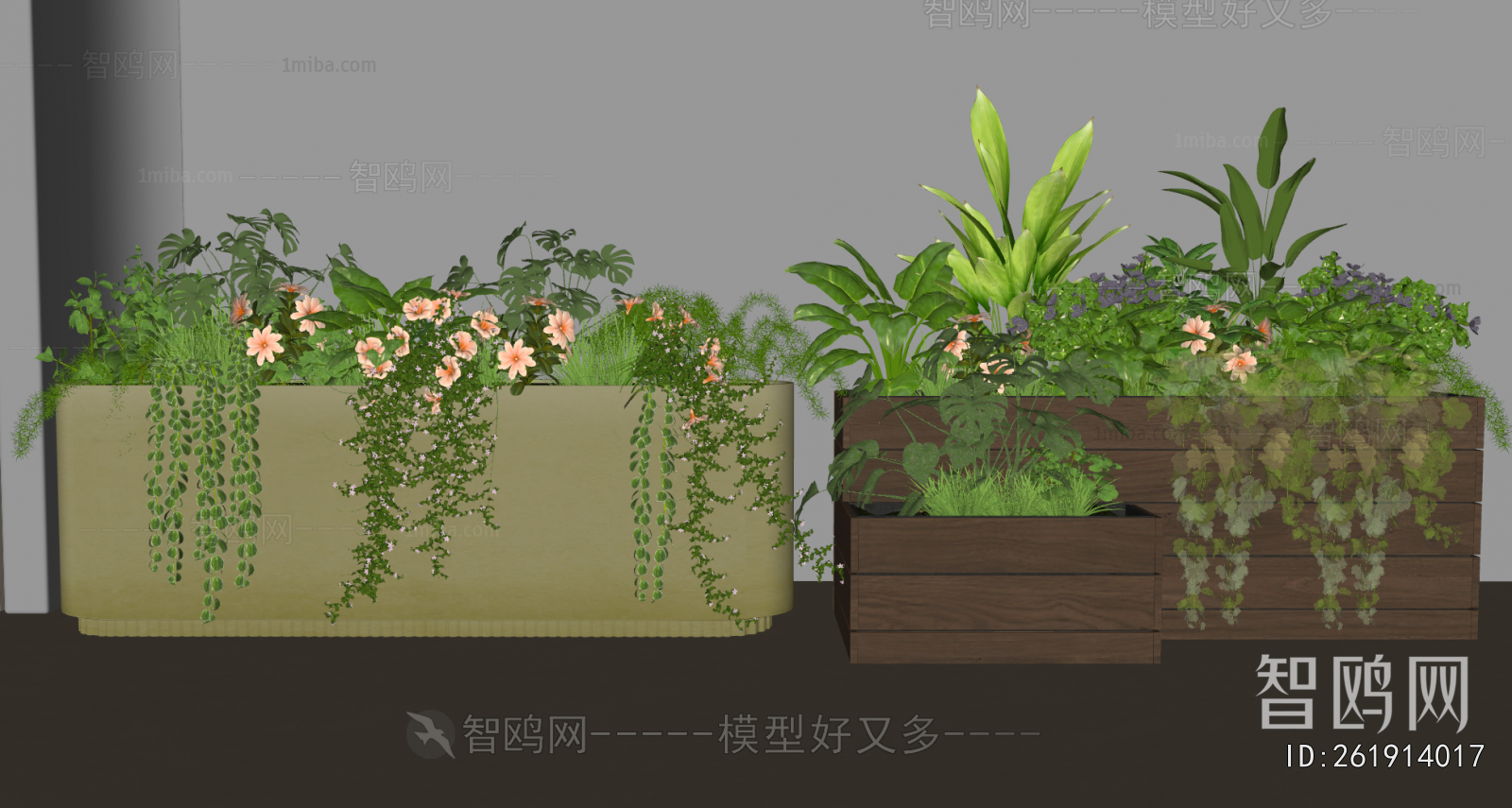 Modern Flower Bed, Flower Bowl, Flower Box