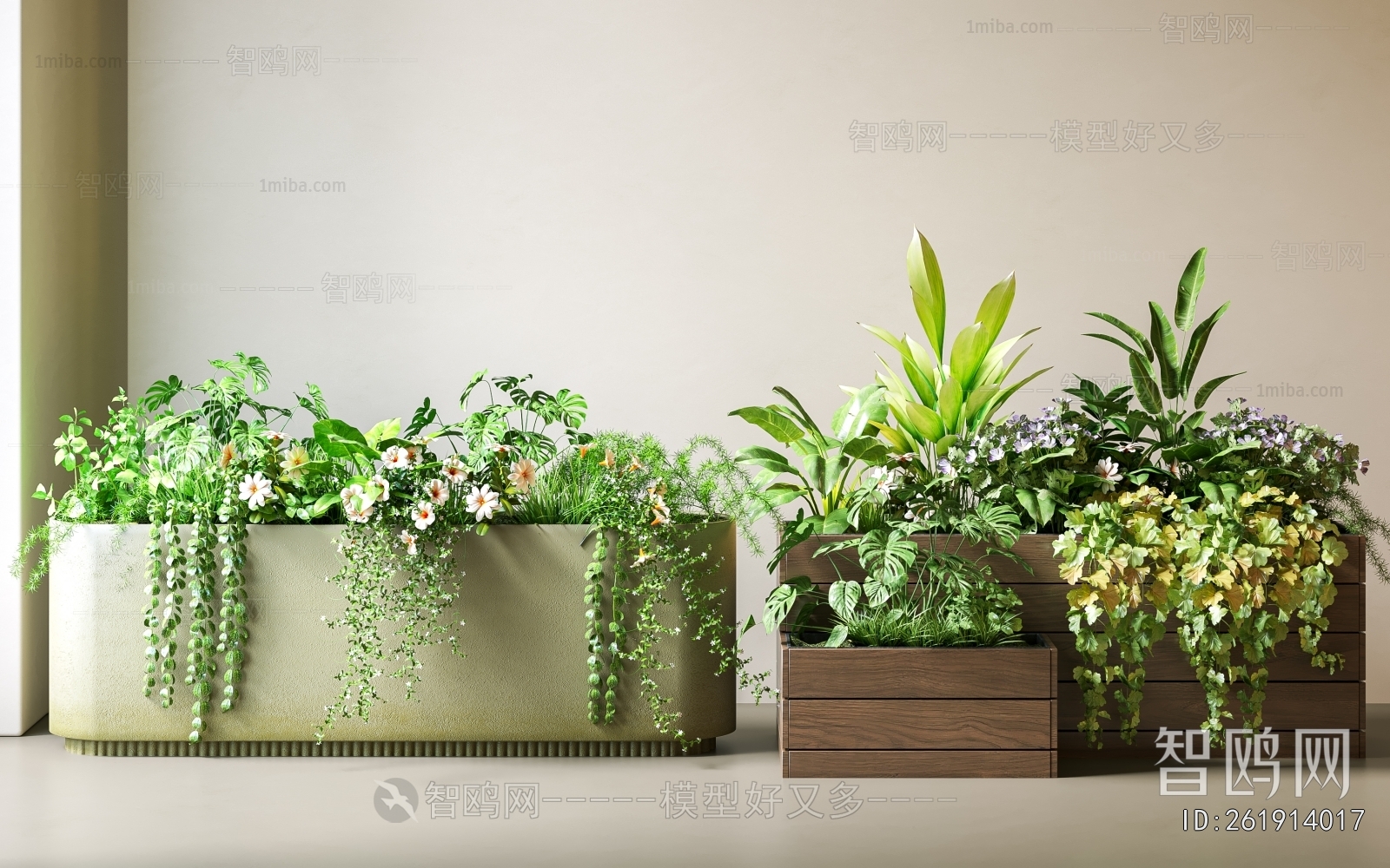 Modern Flower Bed, Flower Bowl, Flower Box