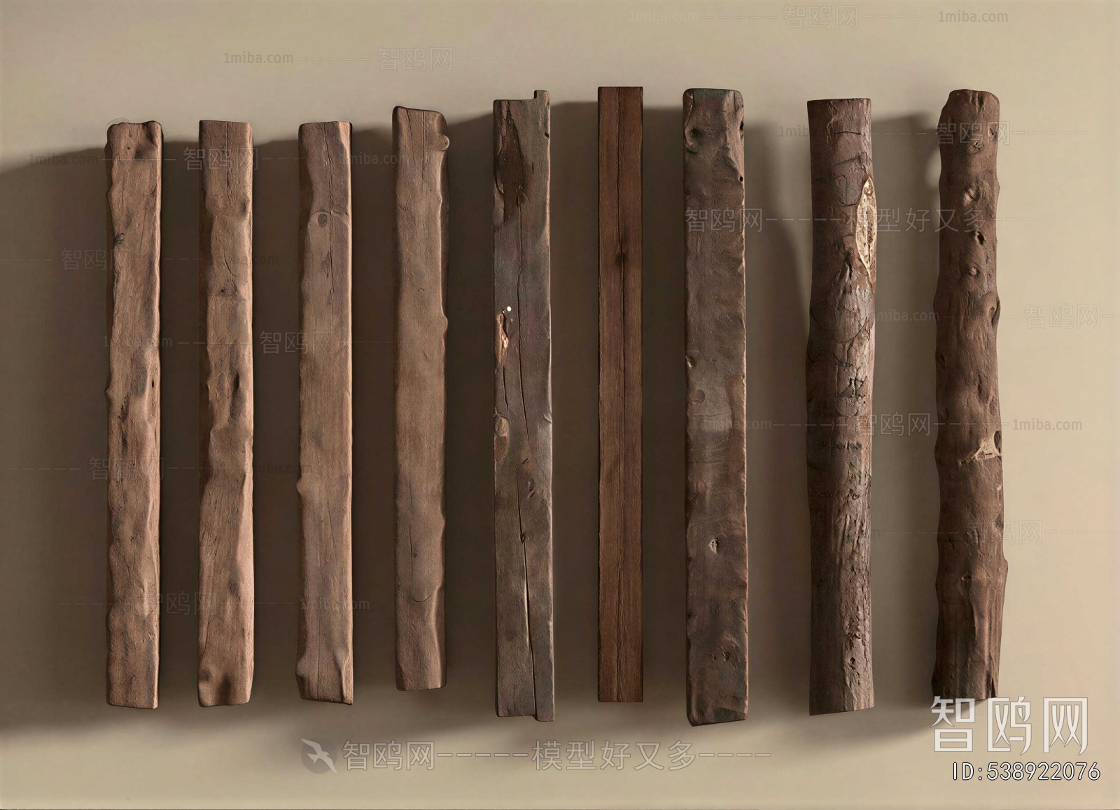 Wabi-sabi Style Column