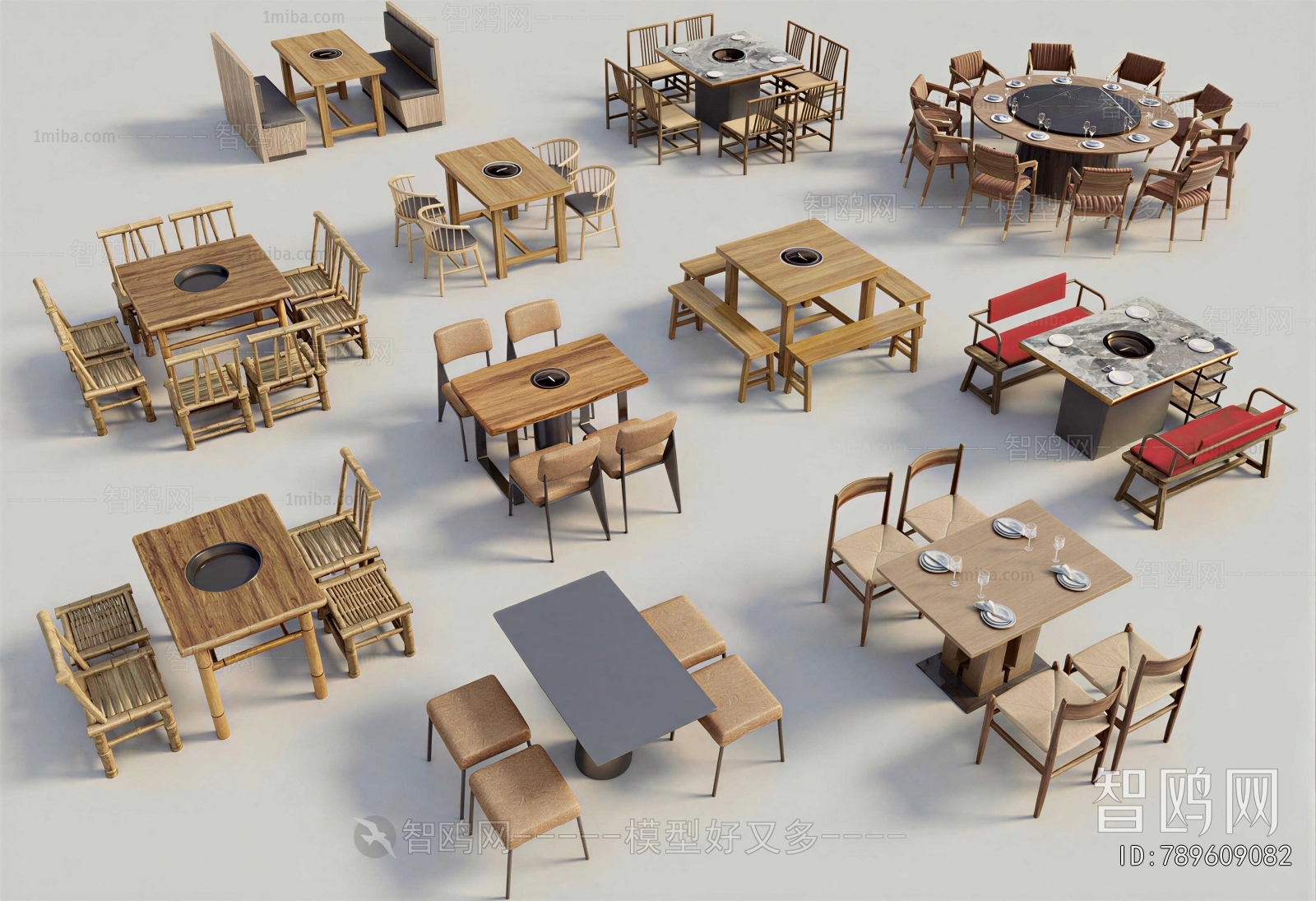 New Chinese Style Dining Table And Chairs