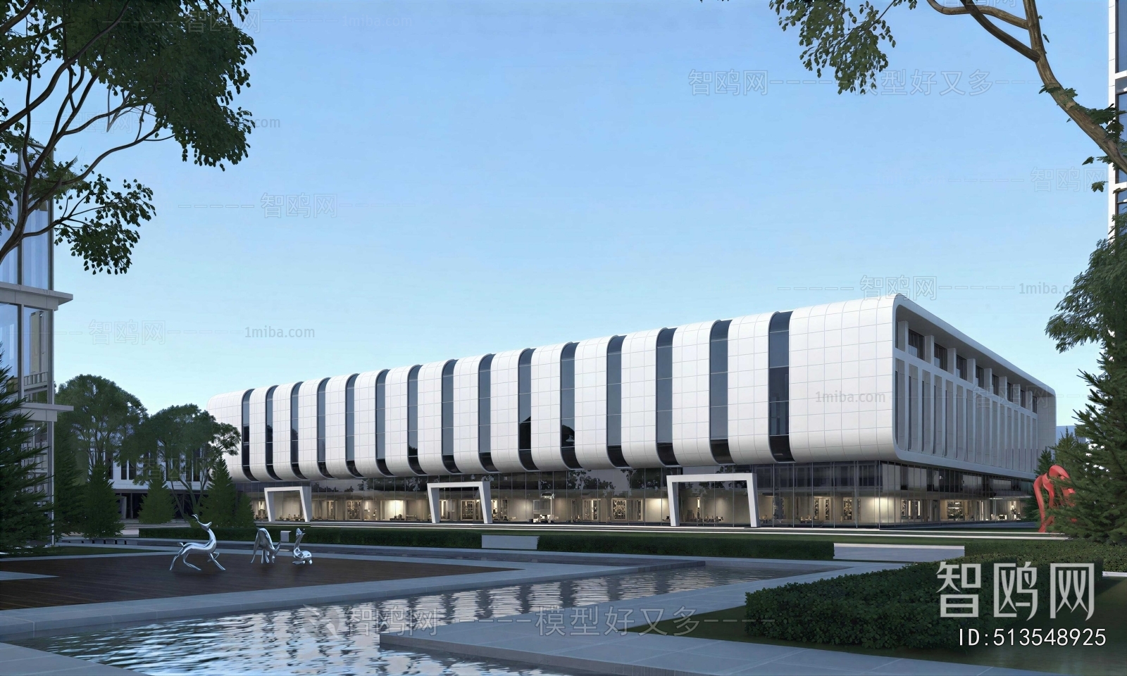 Modern Appearance Of Commercial Building