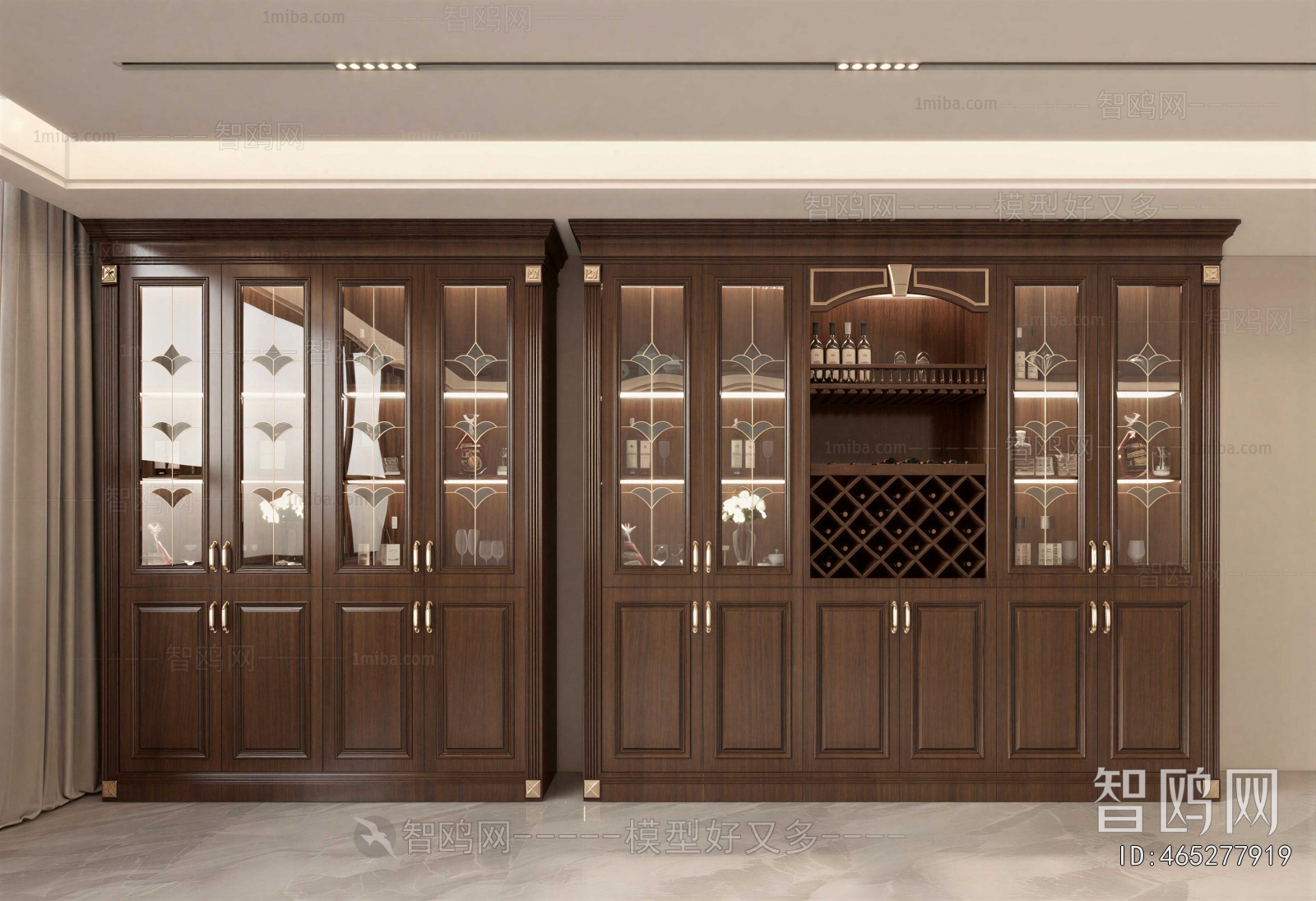 American Style Wine Cabinet