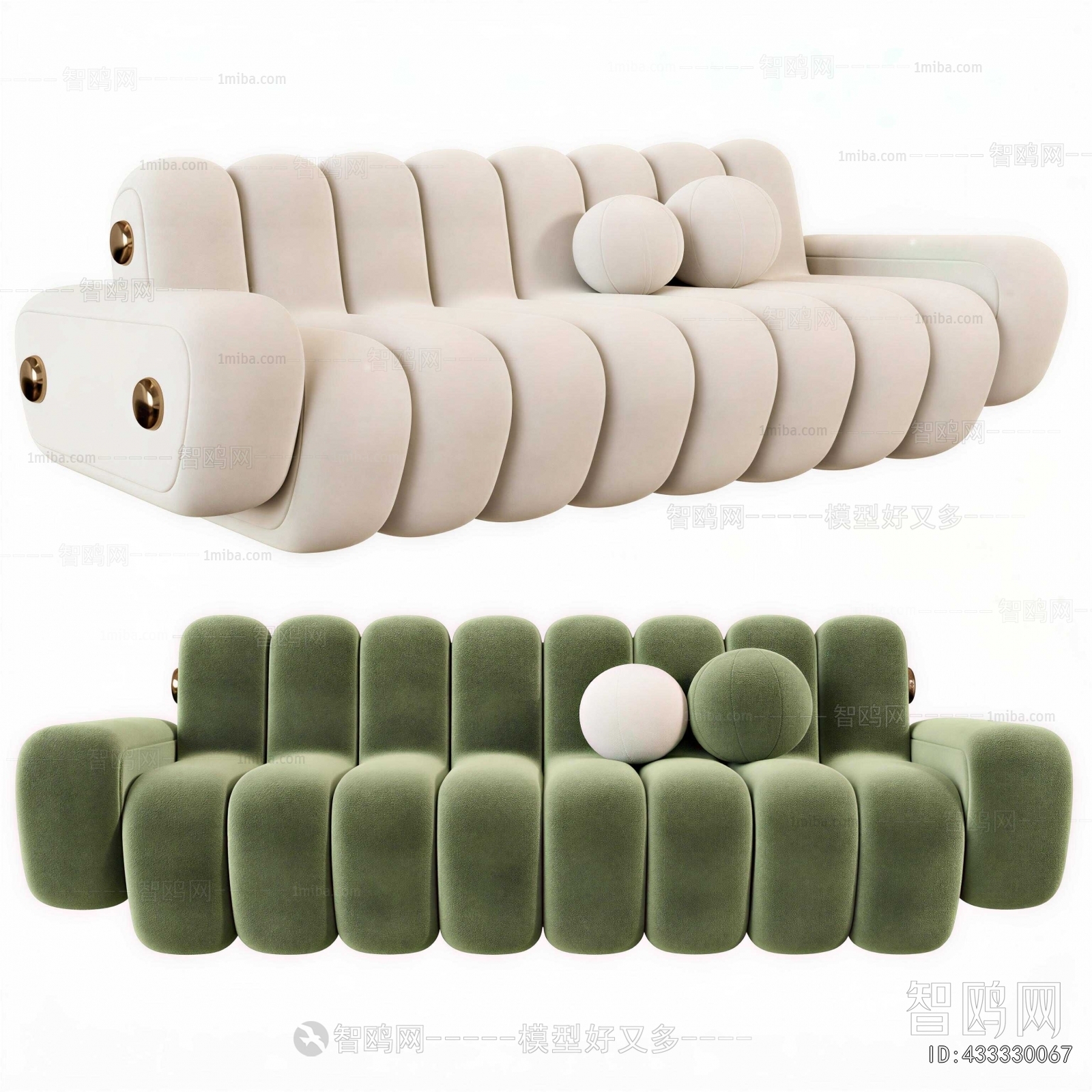 Modern Multi Person Sofa