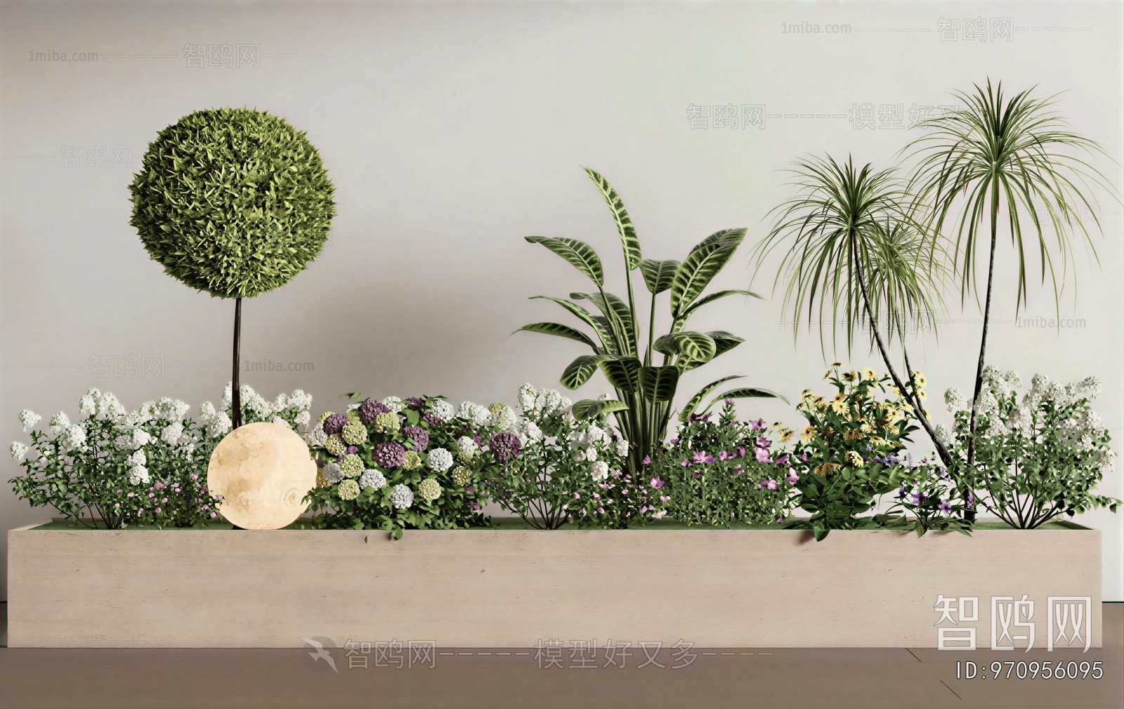 Modern Flower Bed, Flower Bowl, Flower Box